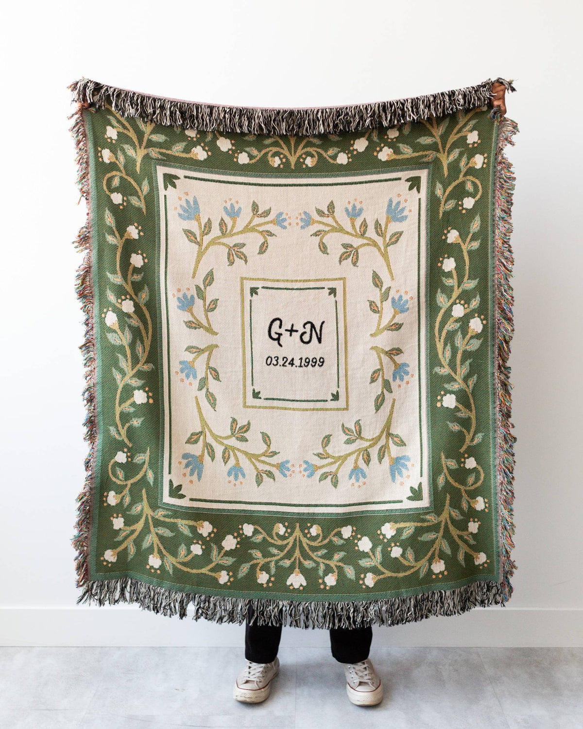 Floral Anniversary Blanket