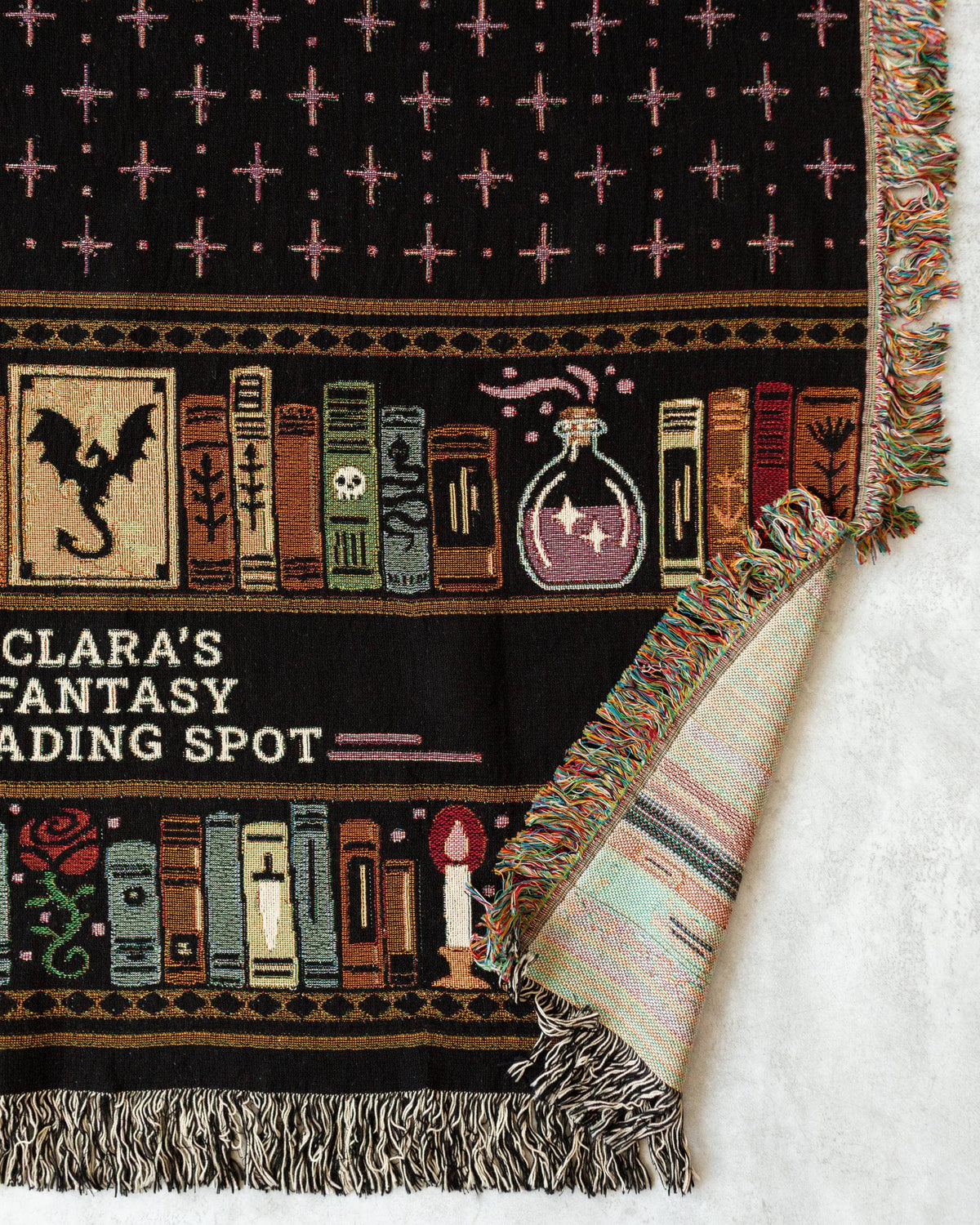 Fantasy Book Blanket