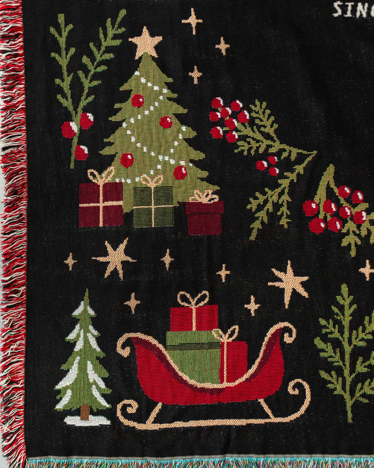 Christmas Woodland Blanket