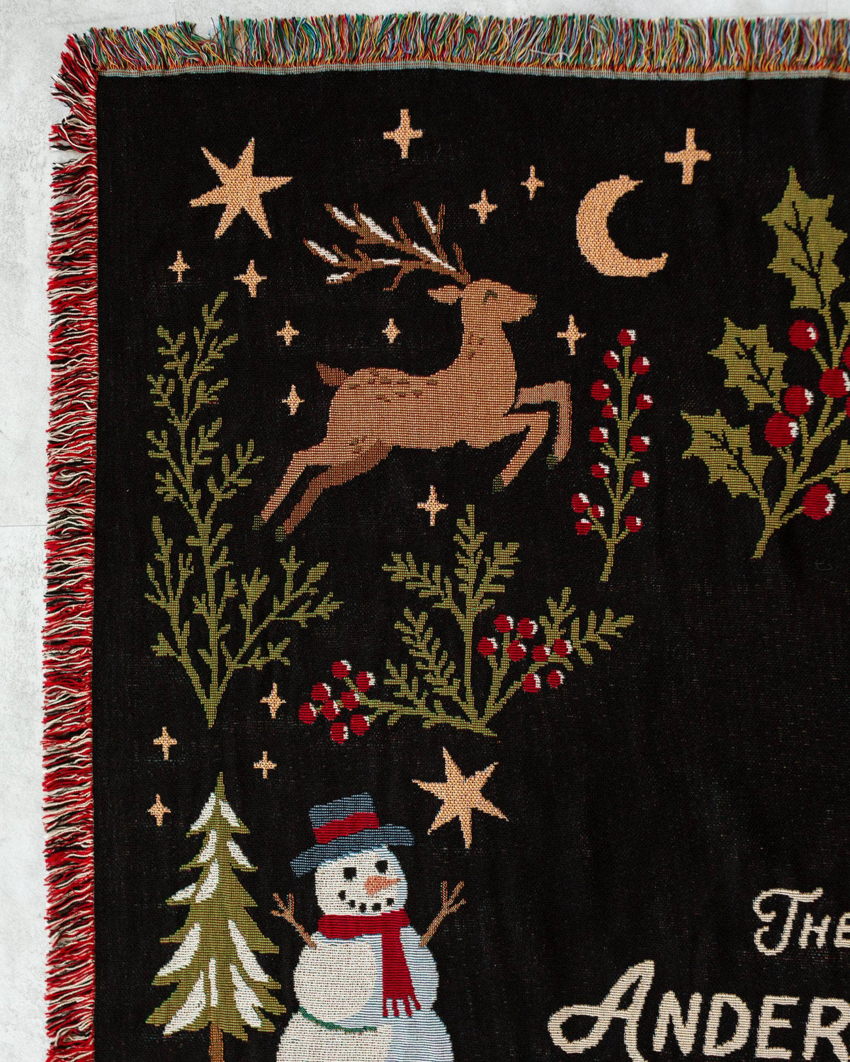 Christmas Woodland Blanket