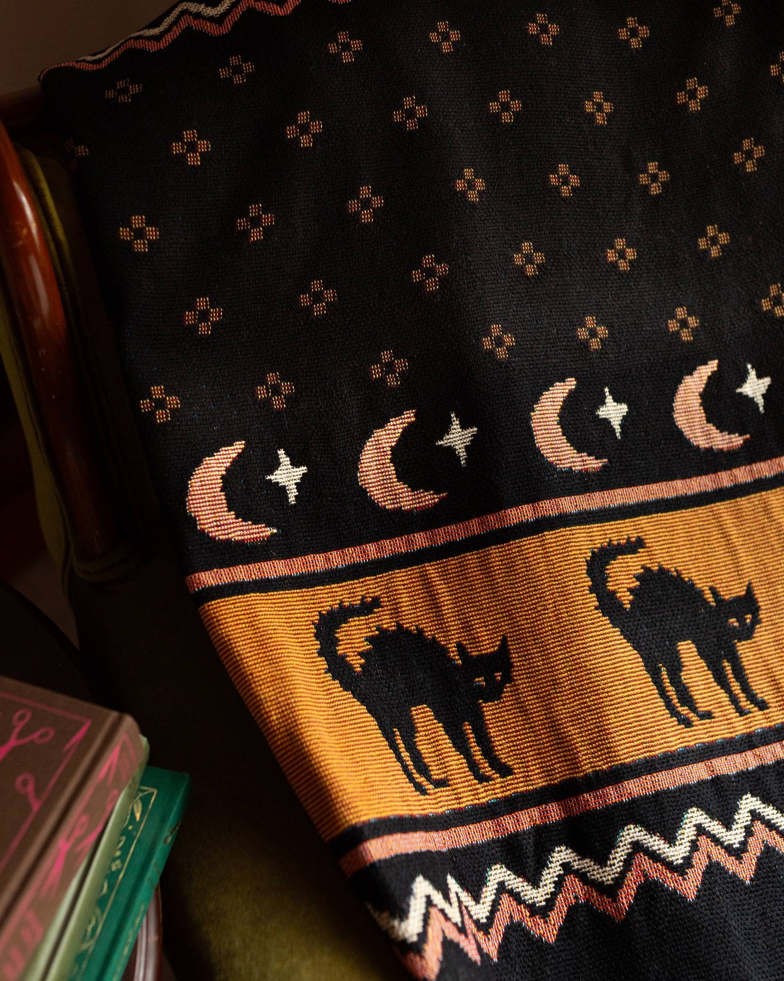 Halloween Night Woven Blanket