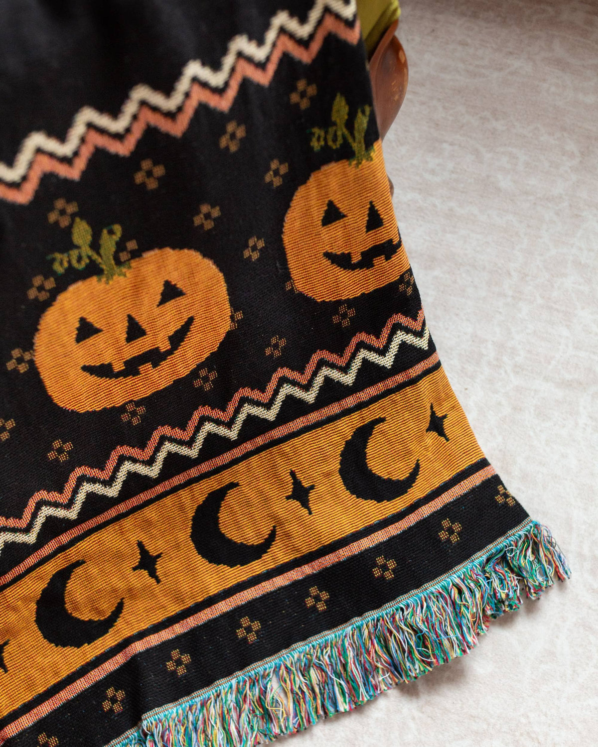 Halloween Night Woven Blanket