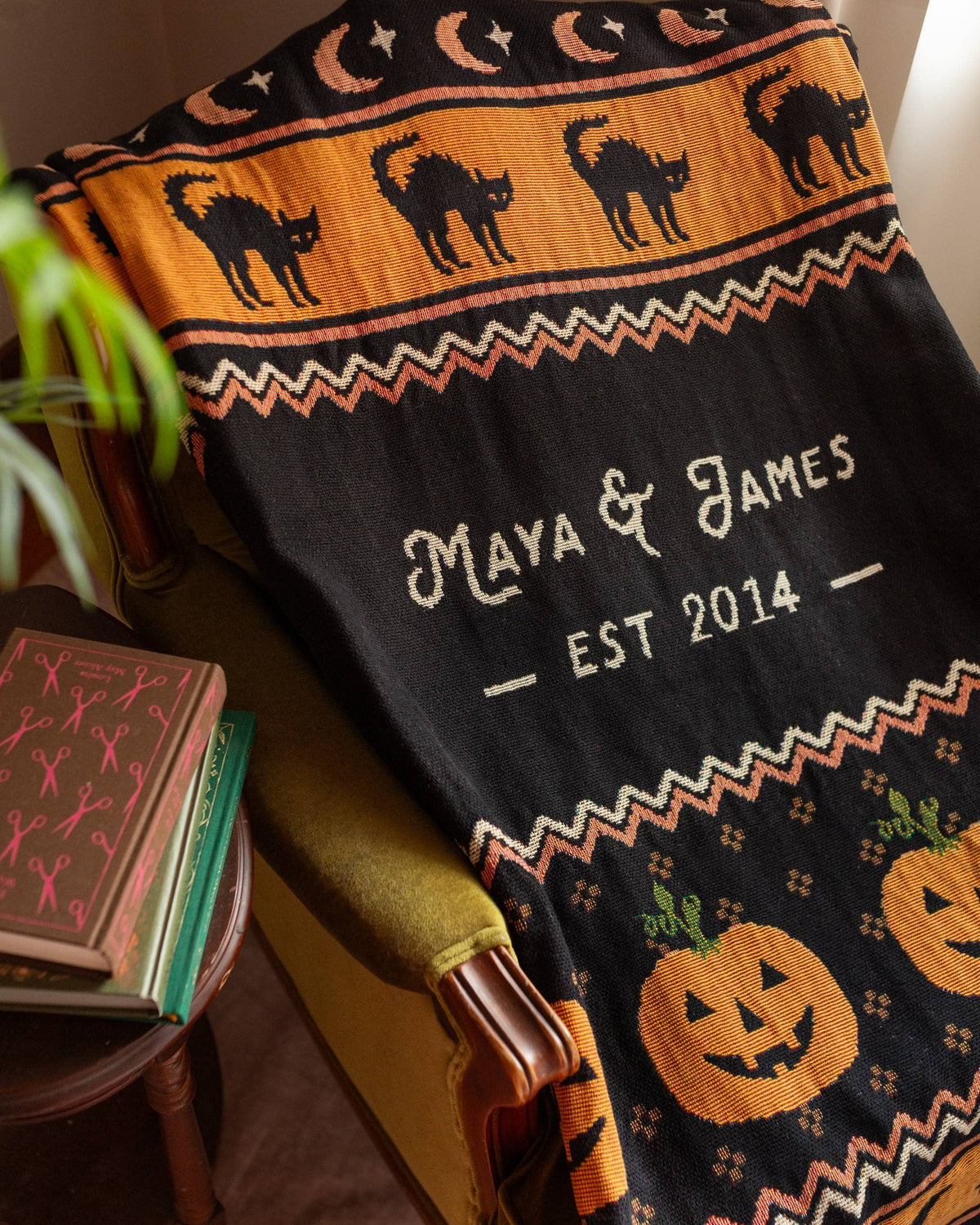 Halloween Night Woven Blanket
