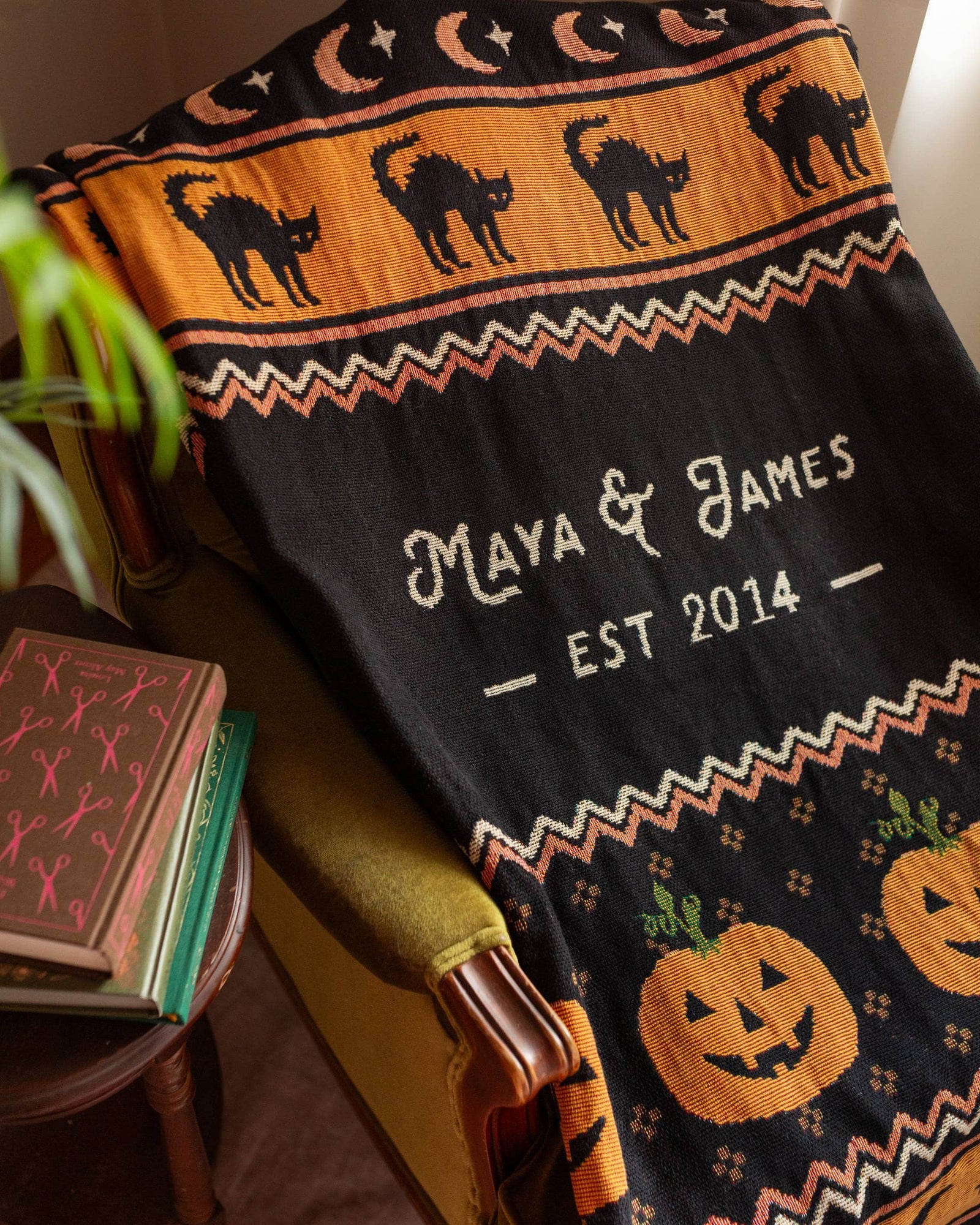 Halloween Night Woven Blanket