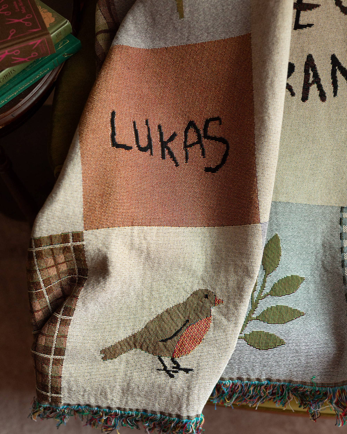 Handwriting Family Blanket