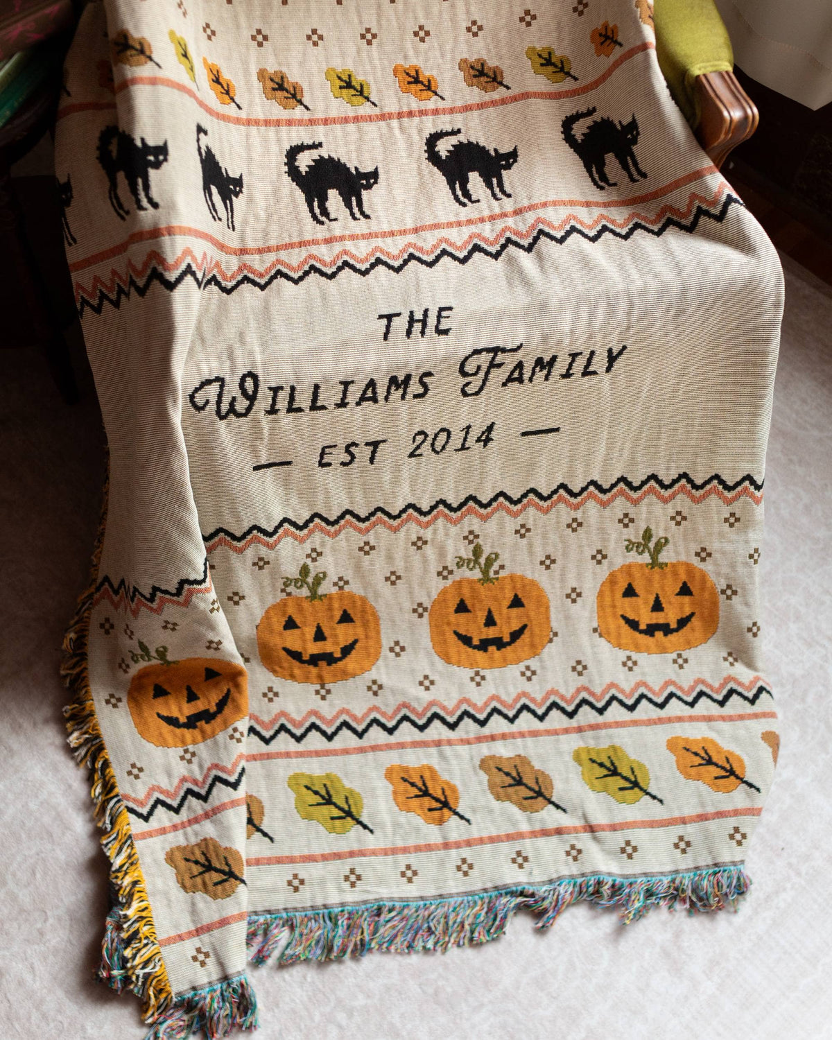 Halloween Woven Blanket