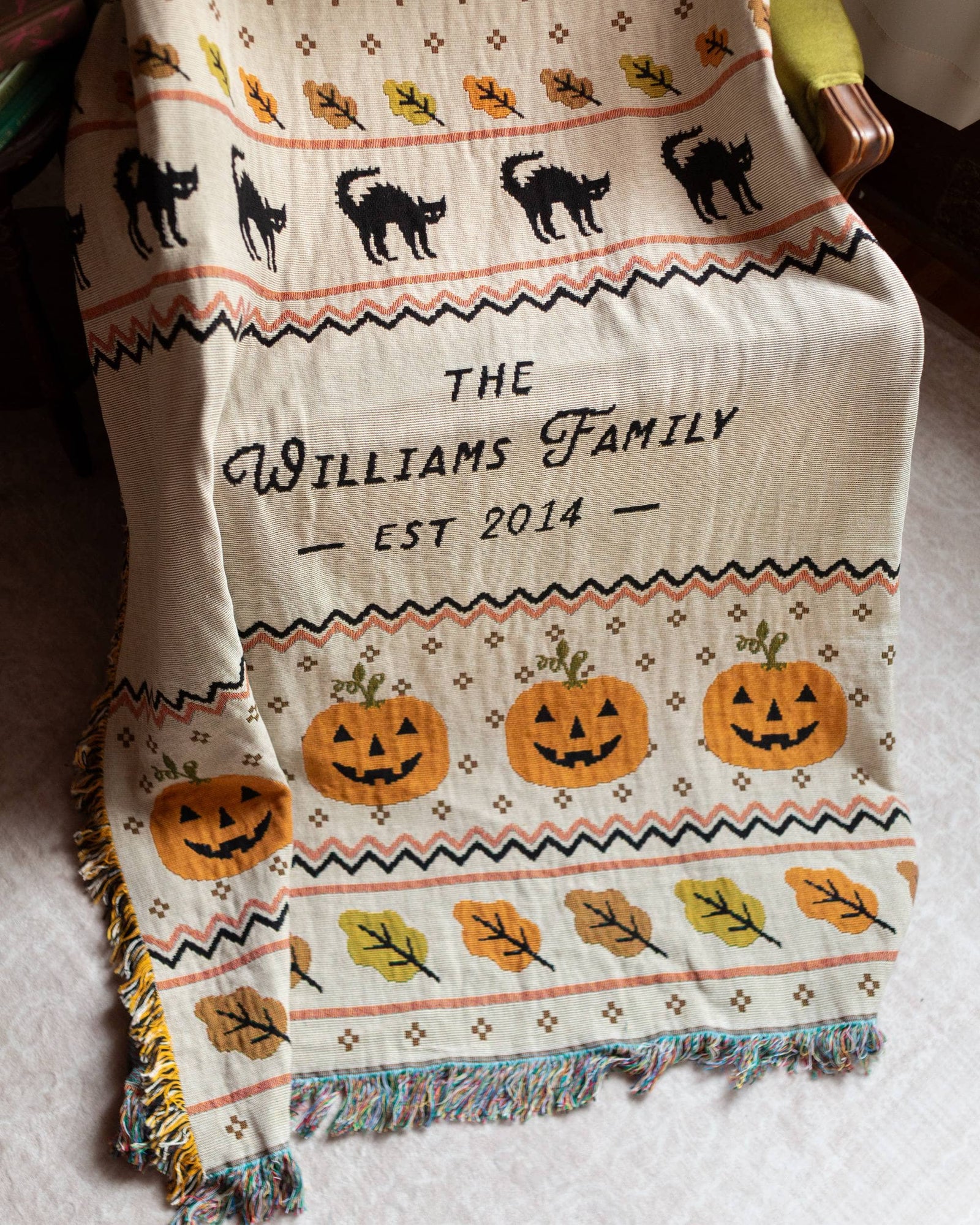 Halloween Woven Blanket