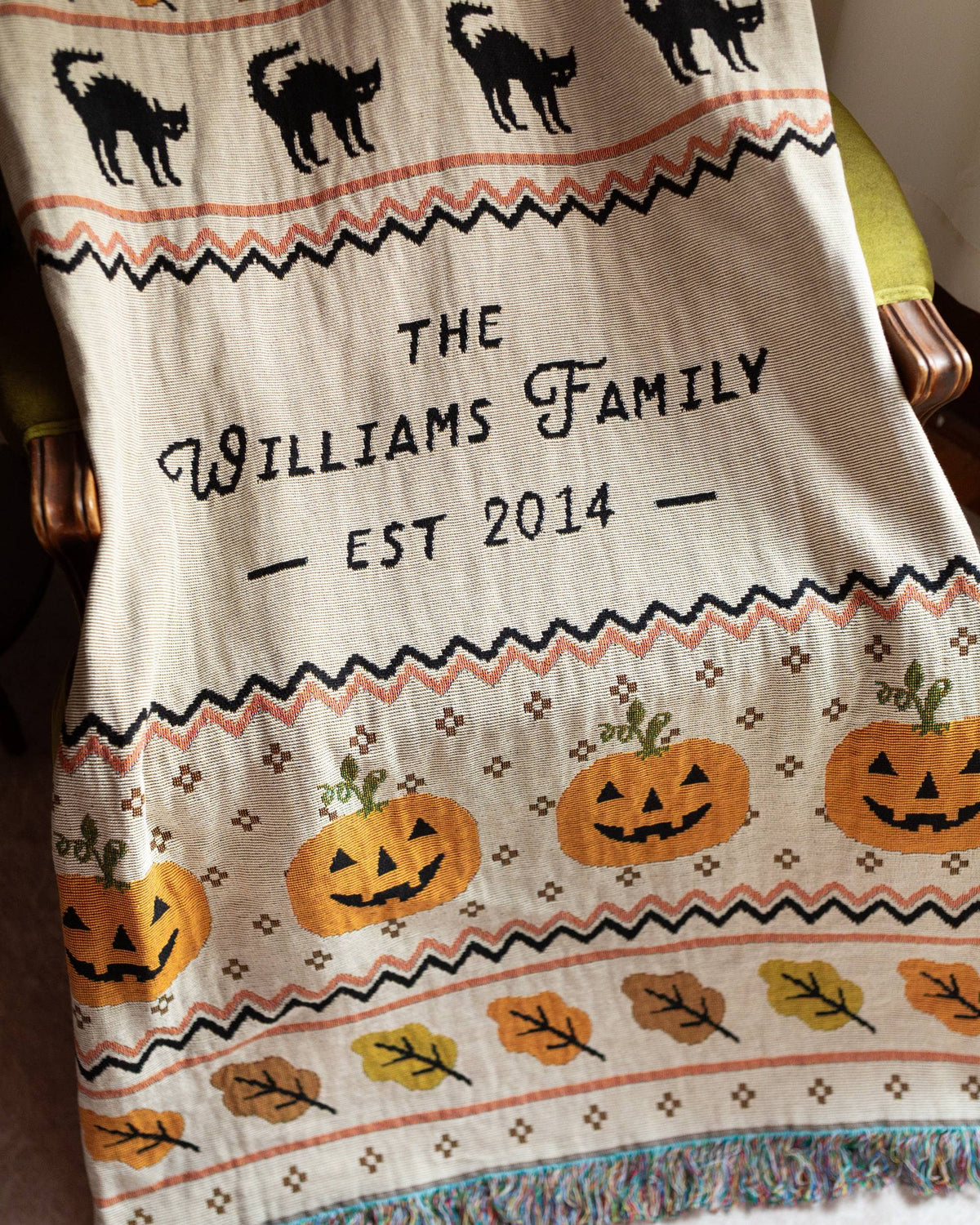 Halloween Woven Blanket