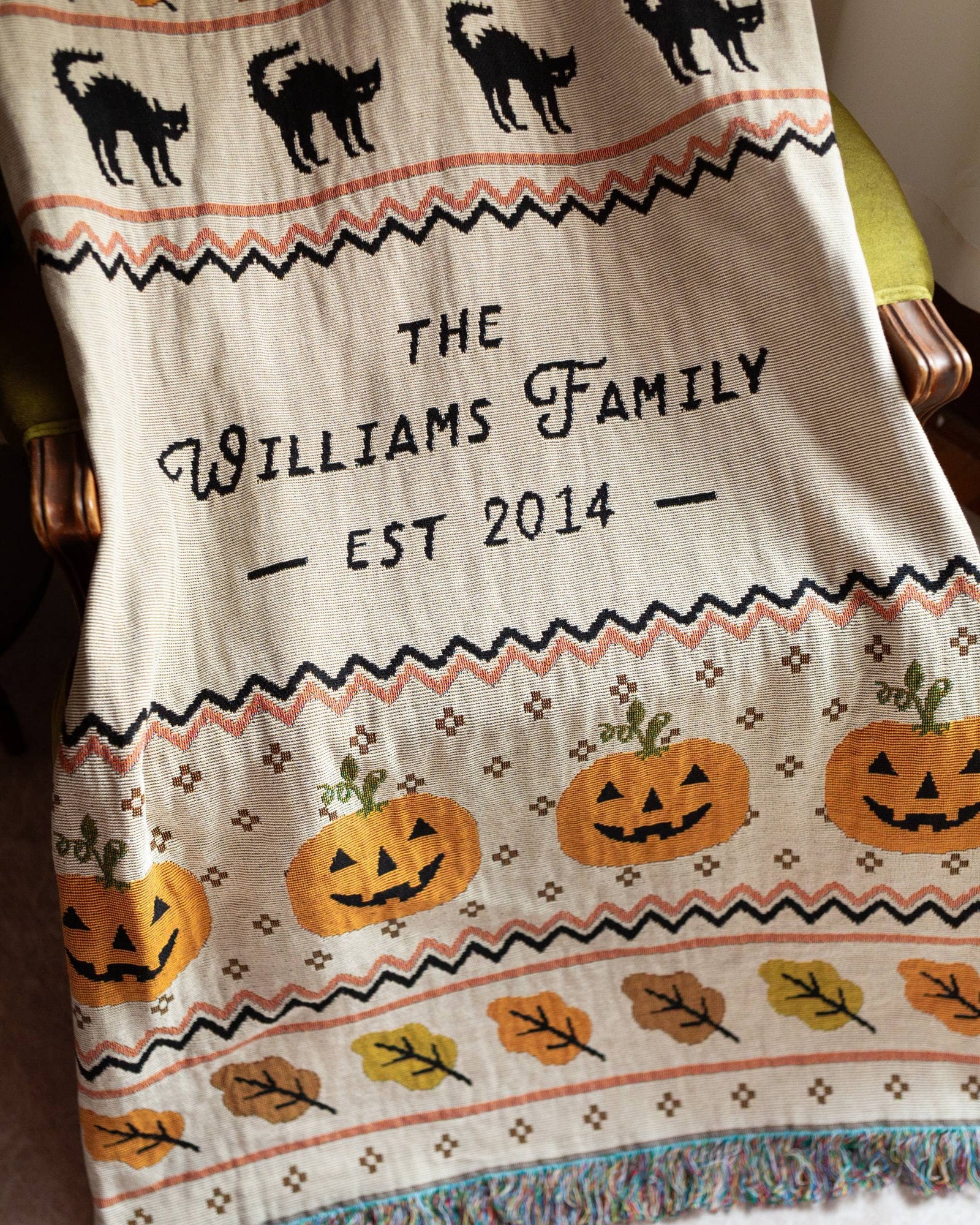 Halloween Woven Blanket