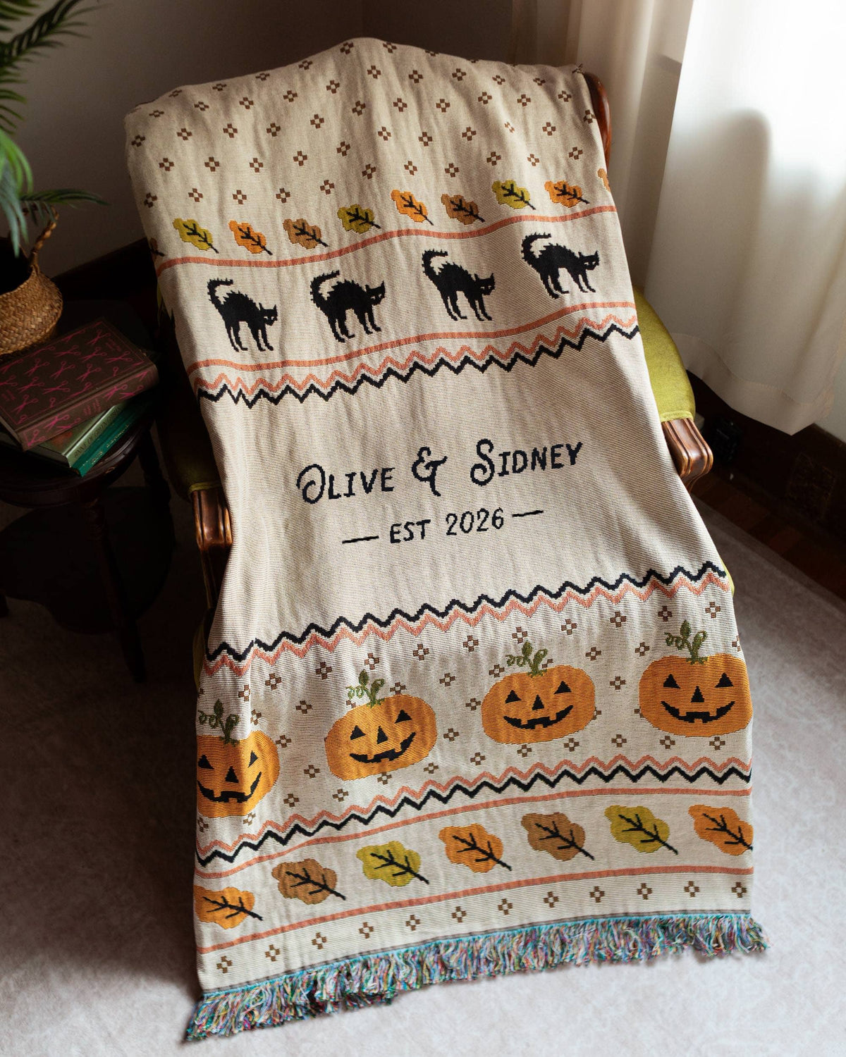 Halloween Woven Blanket