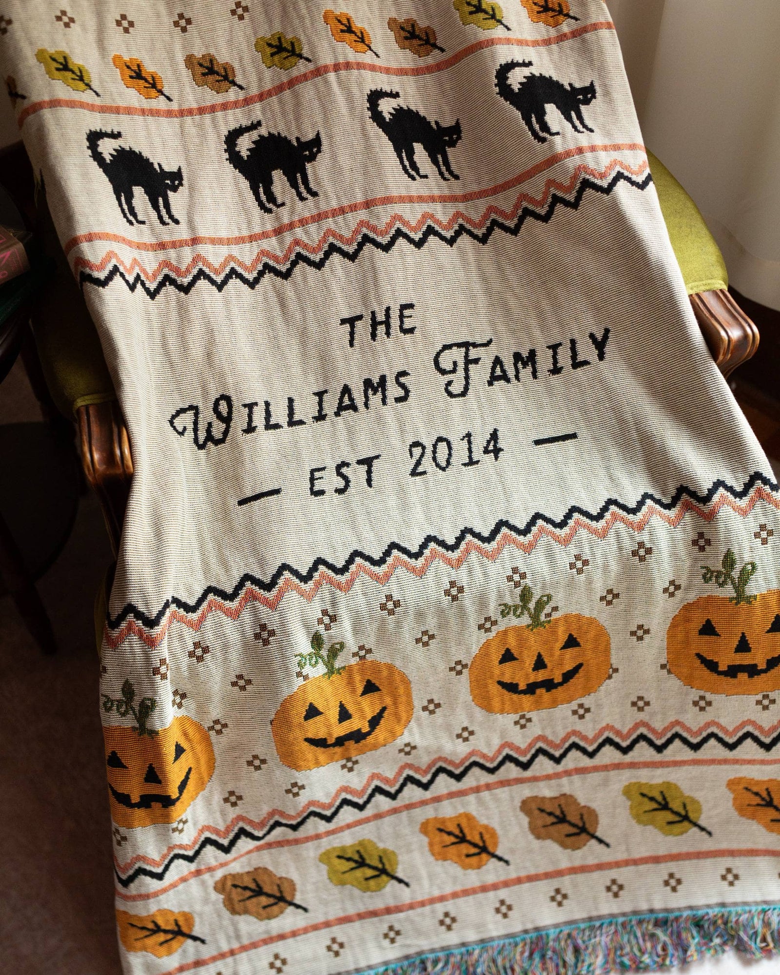 Halloween Woven Blanket