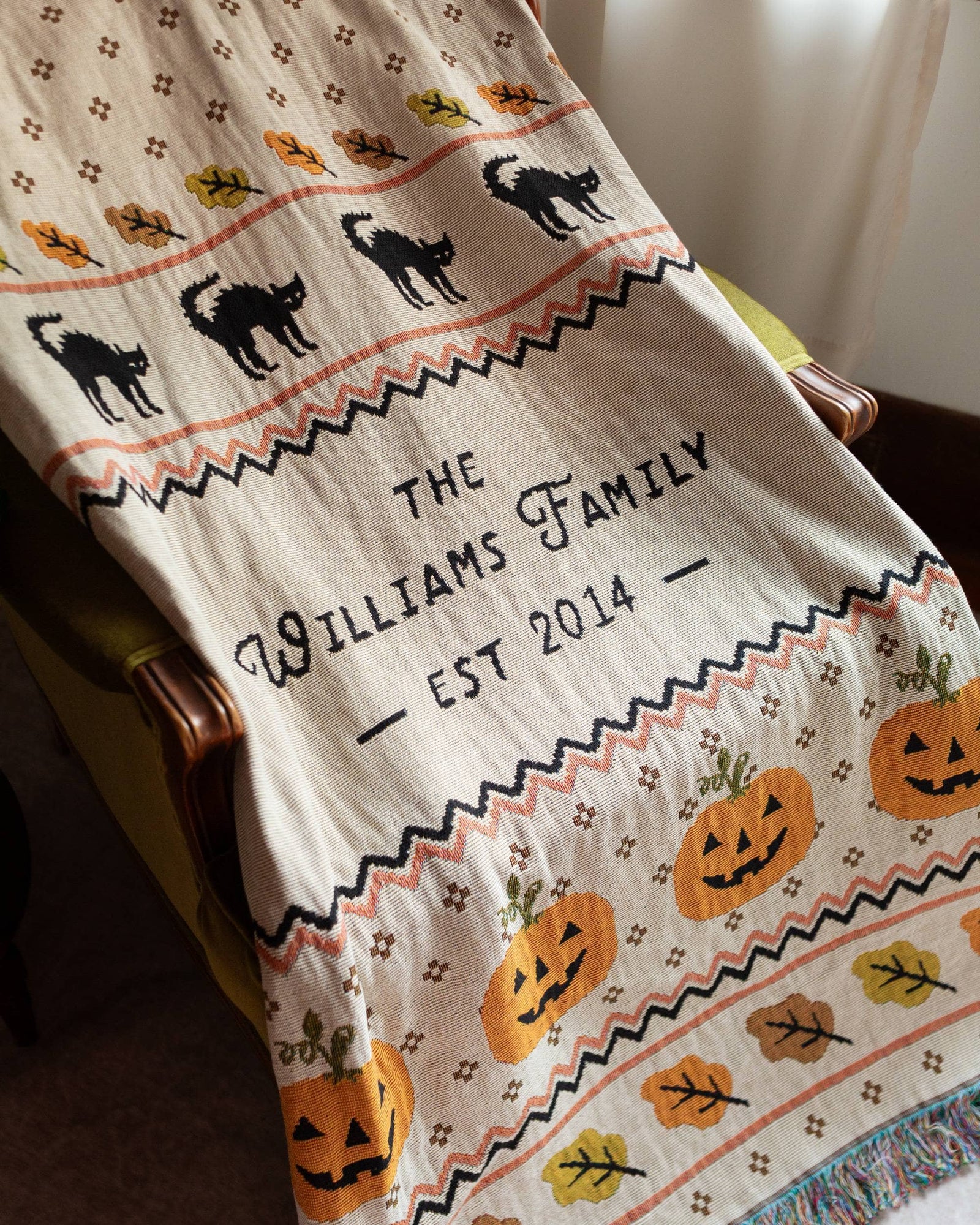 Halloween Woven Blanket