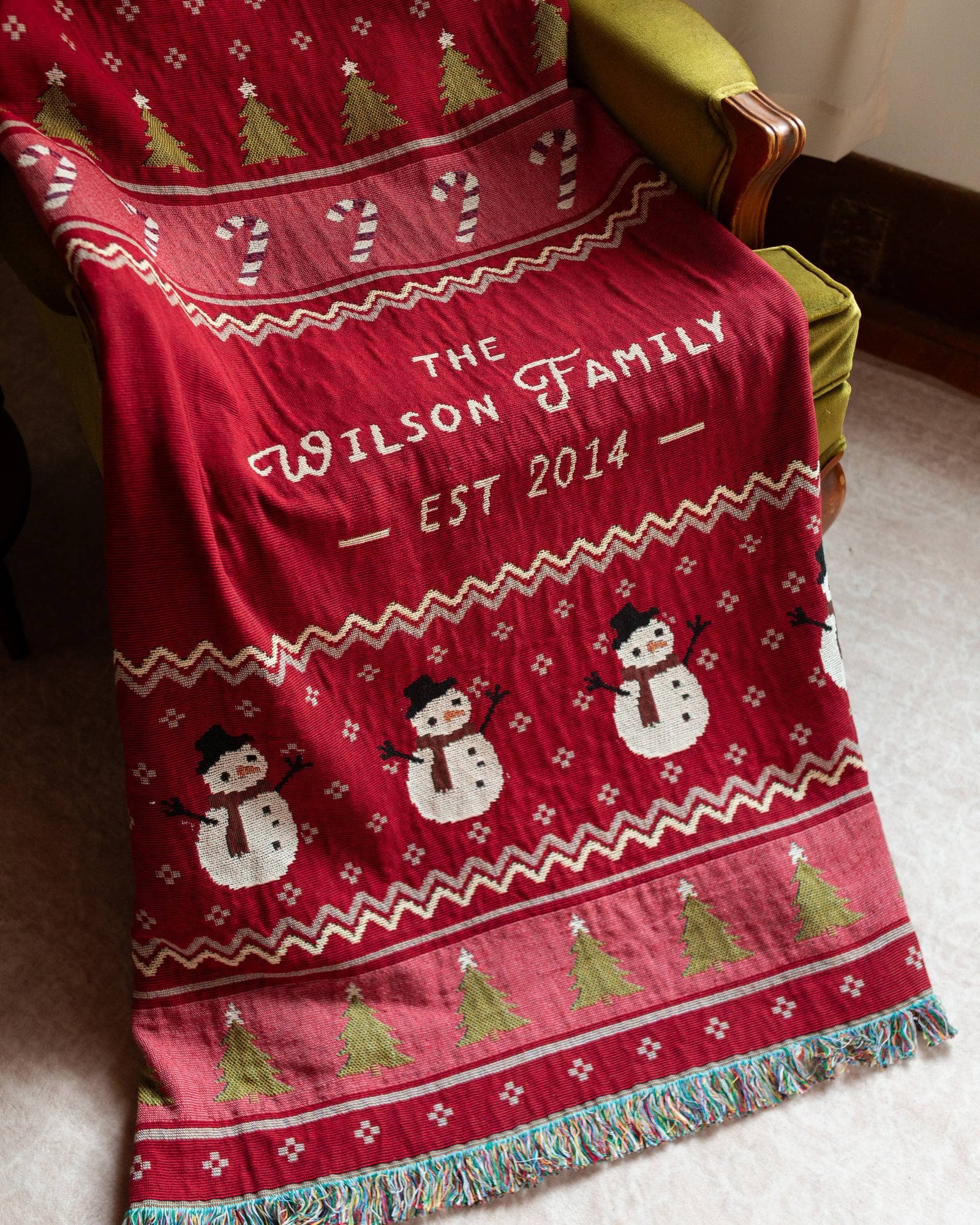 Christmas Personalized Blanket