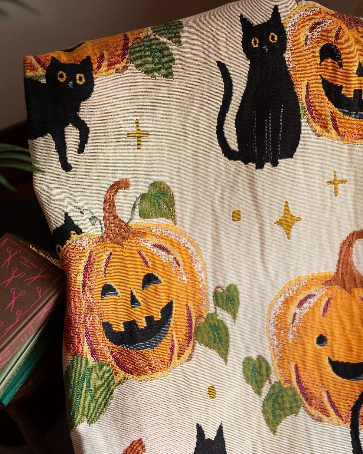 Pumpkin Cat Blanket