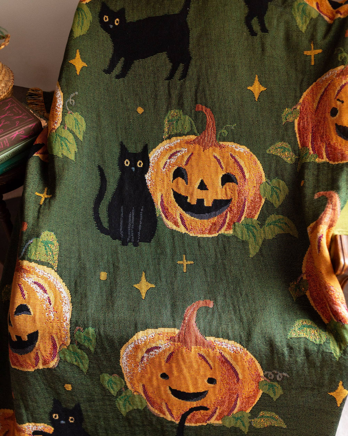 Pumpkin Cat Blanket