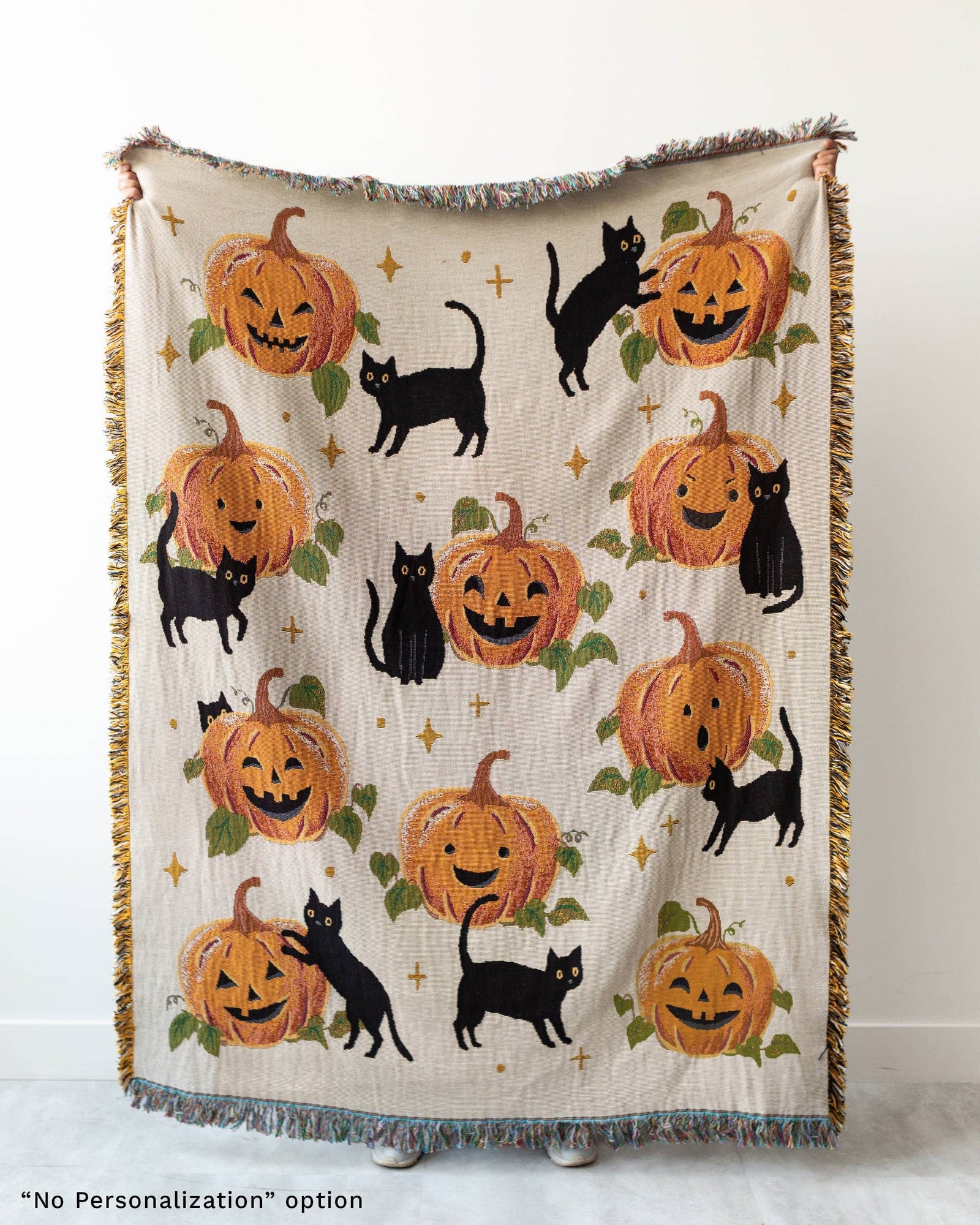 Pumpkin Cat Blanket