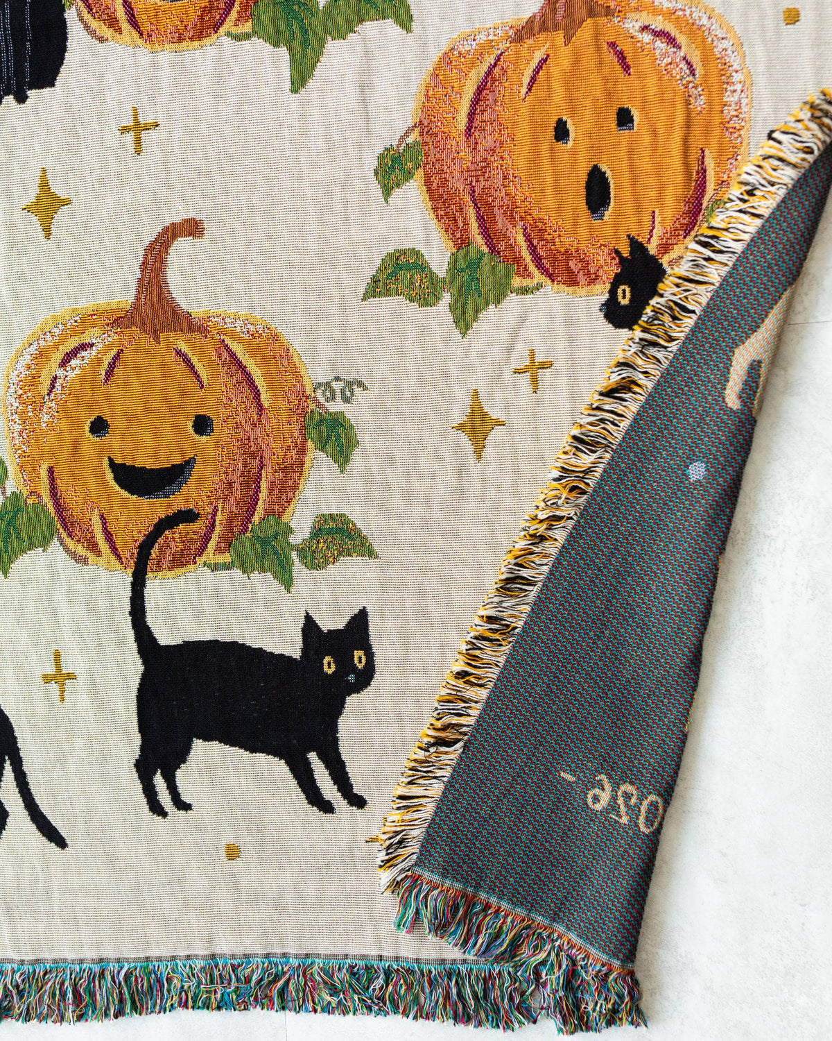 Pumpkin Cat Blanket