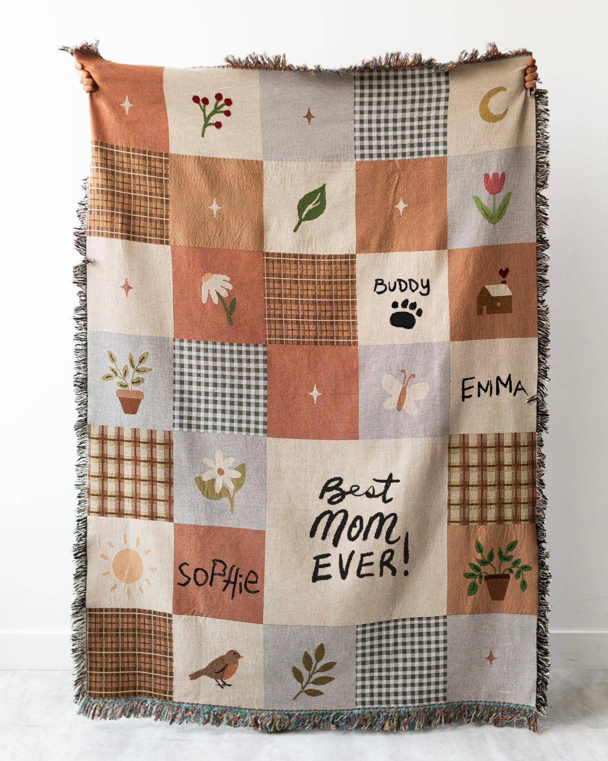 Handwriting Family Blanket