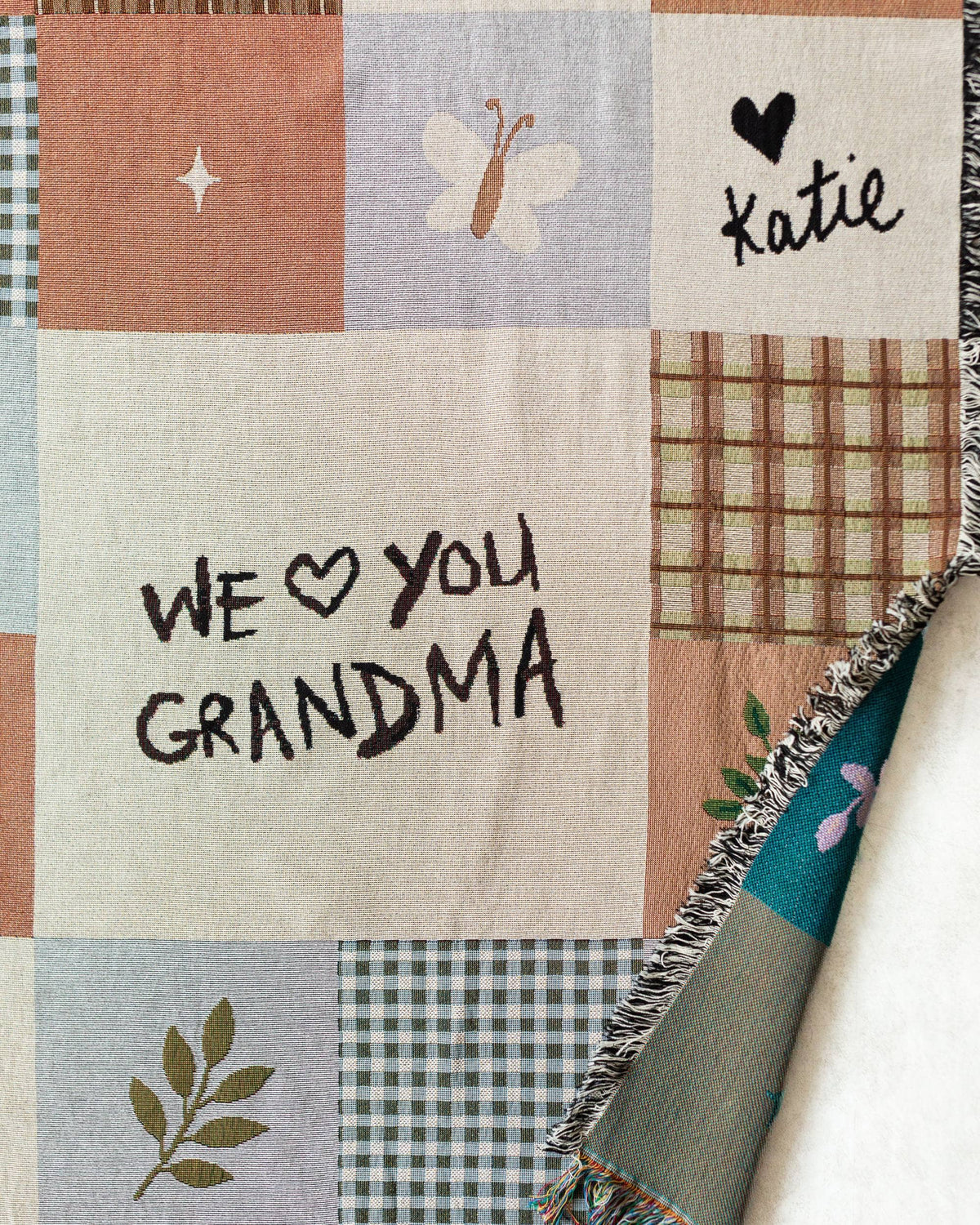 Handwriting Family Blanket