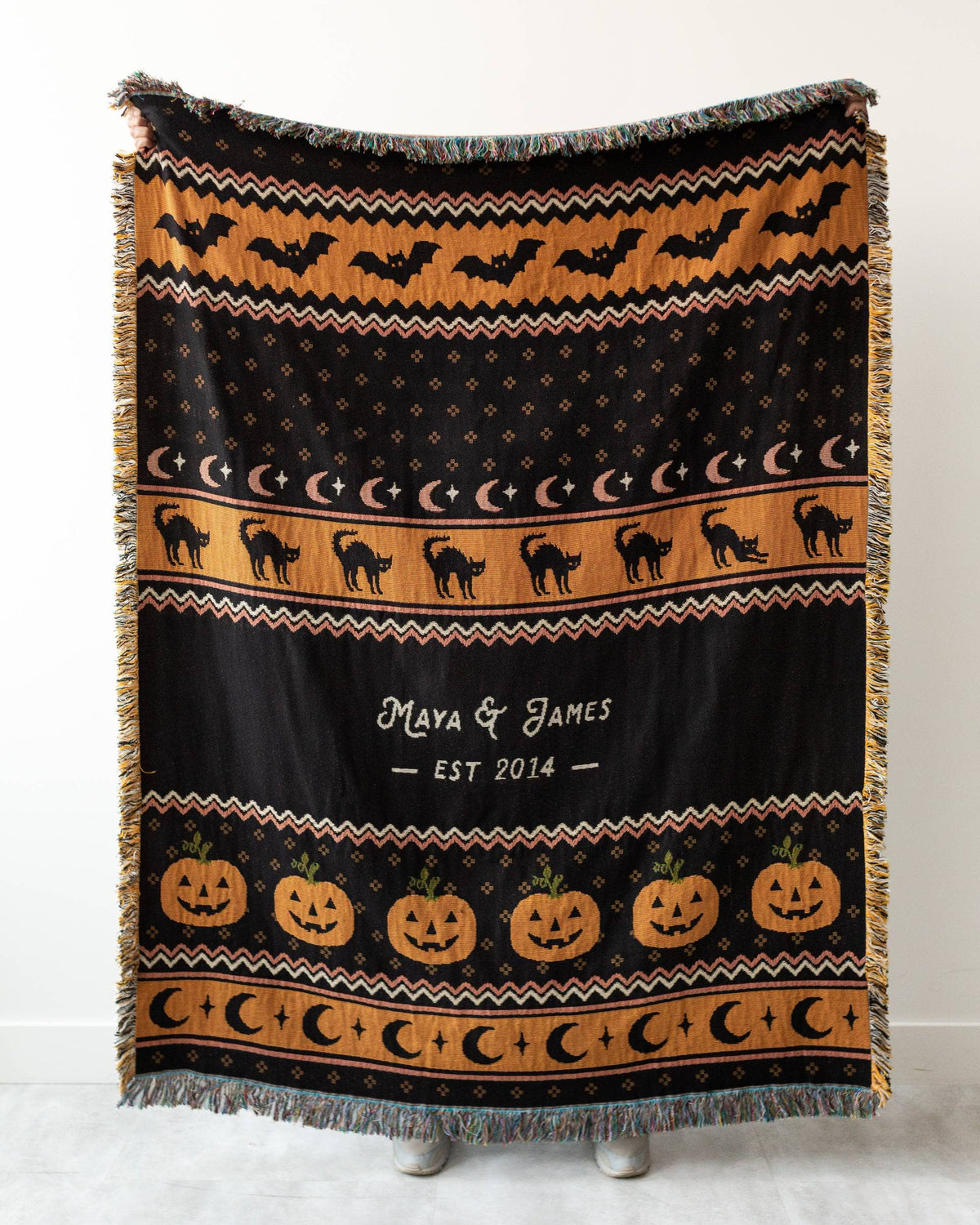 Halloween Night Woven Blanket