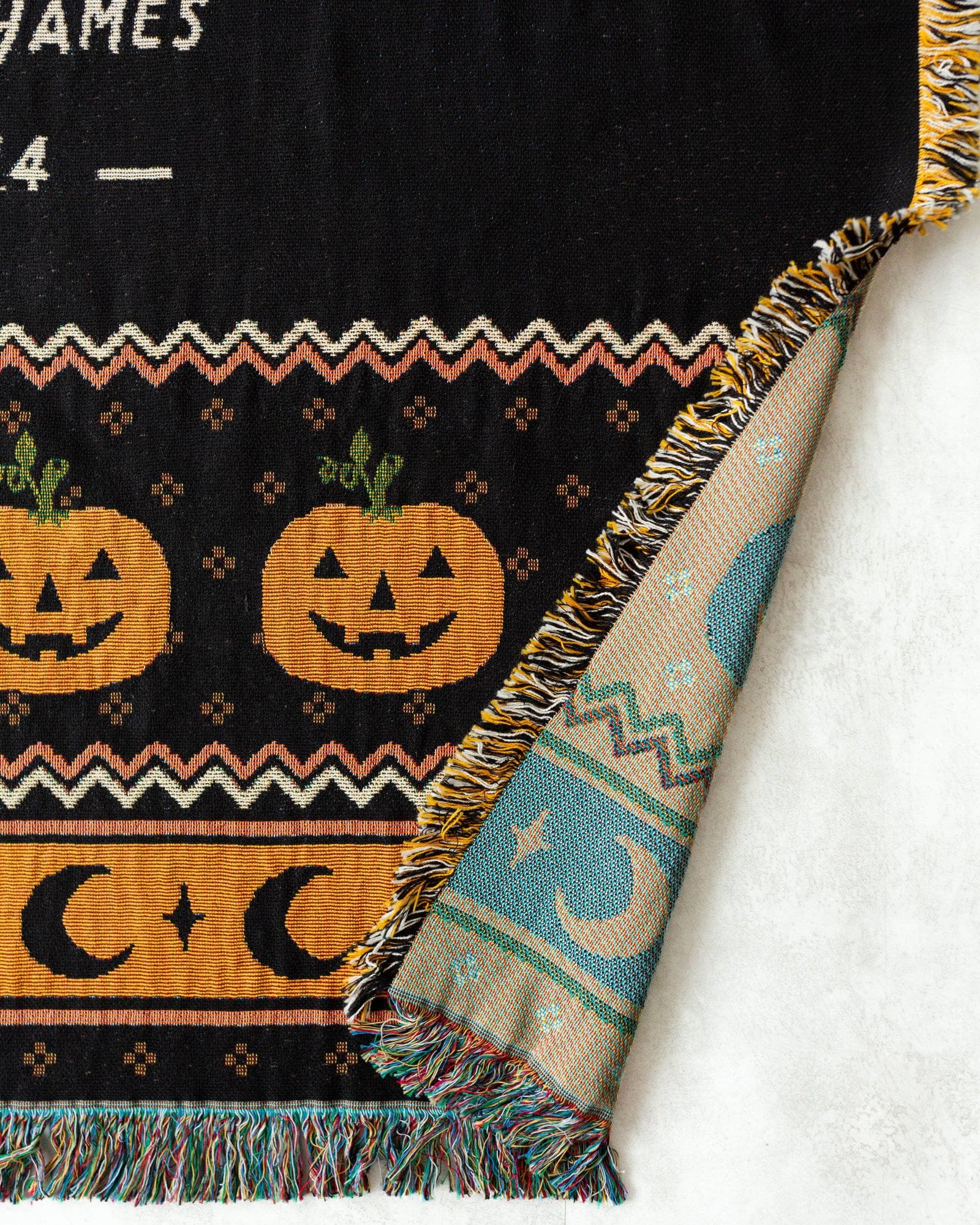 Halloween Night Woven Blanket