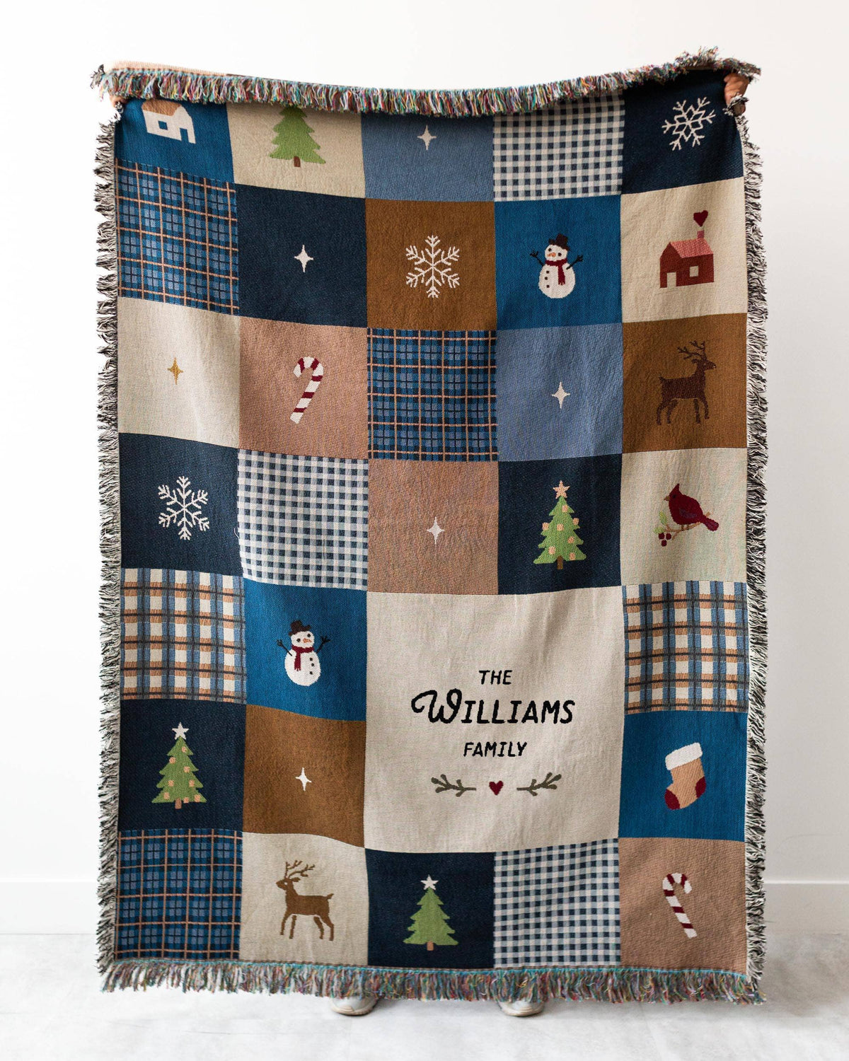 Christmas Patchwork Blanket
