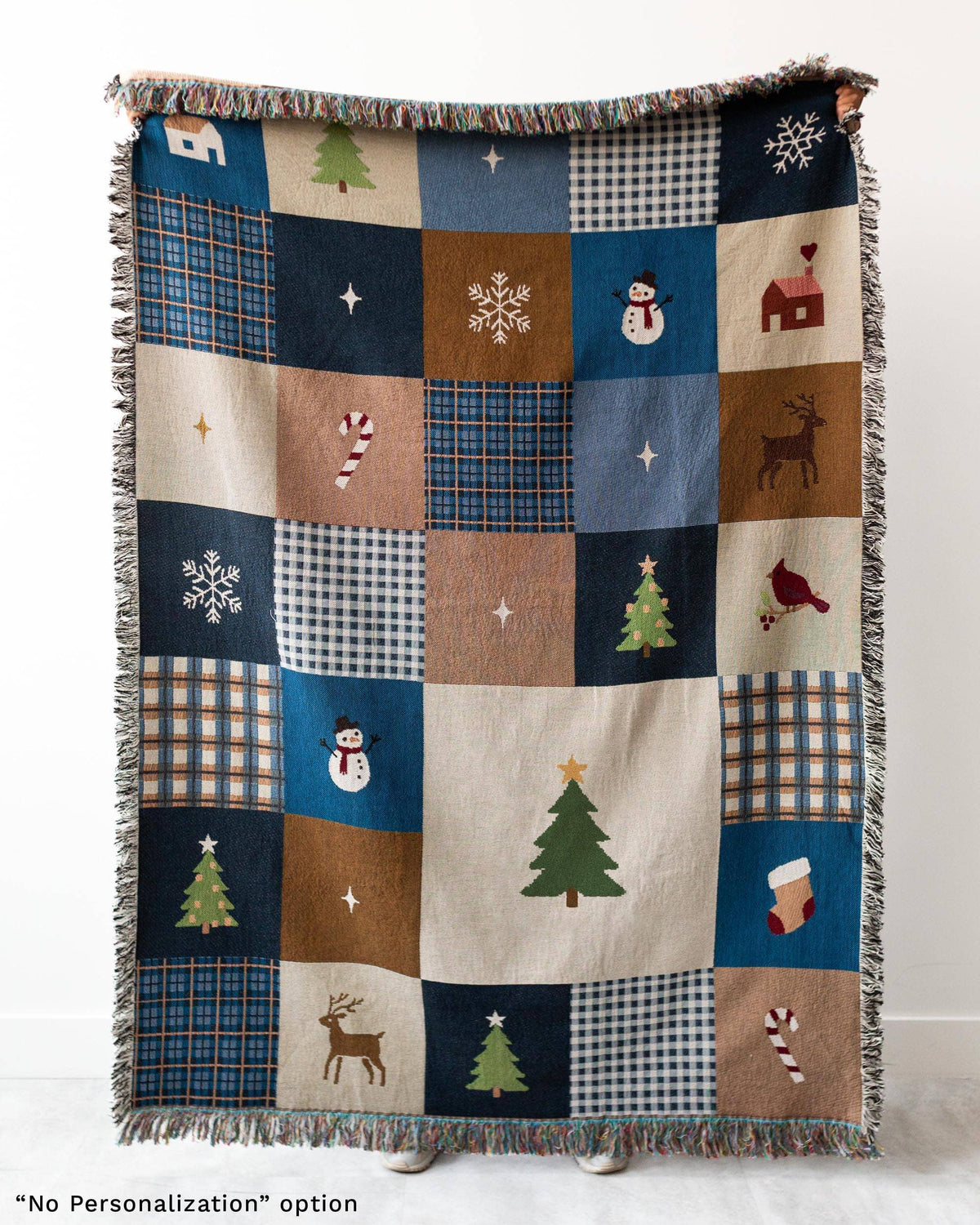 Christmas Patchwork Blanket