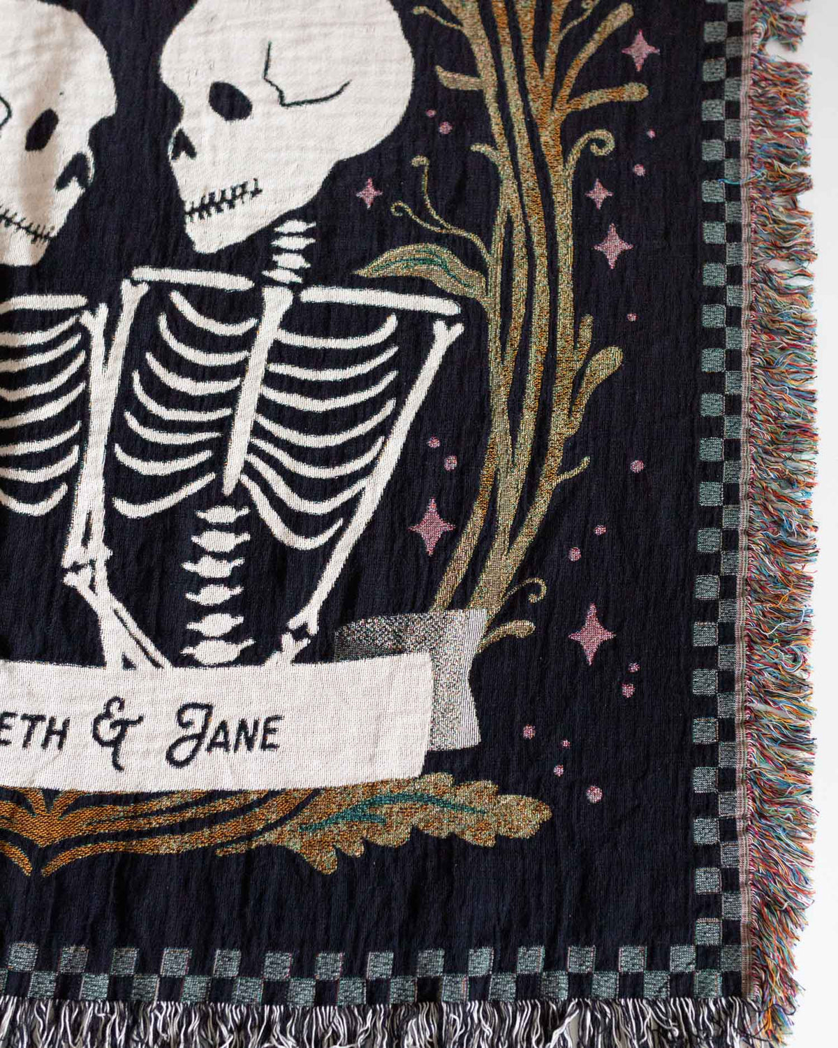 Skeletons &#39;Til Death&#39; Blanket
