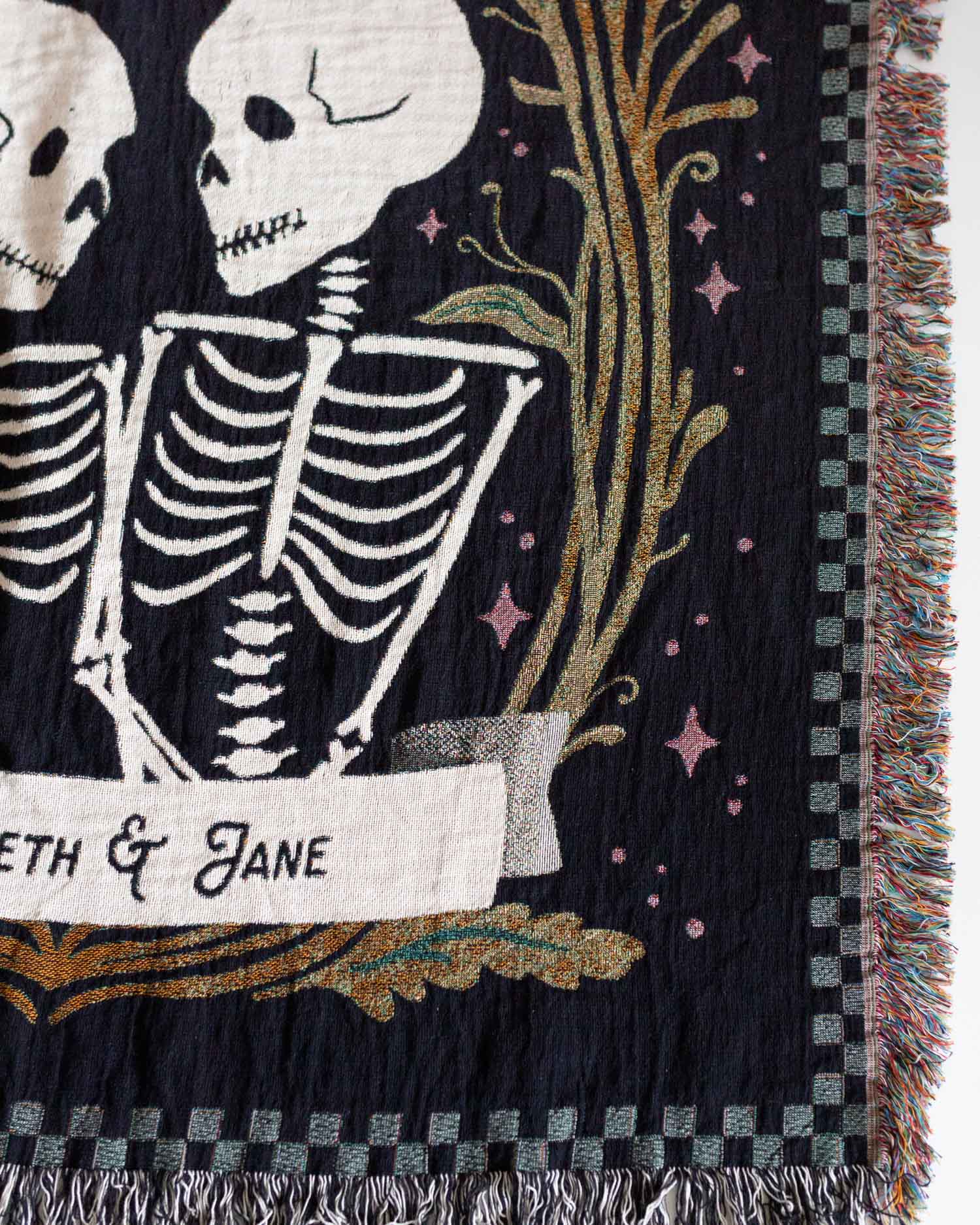 Skeletons 'Til Death' Blanket