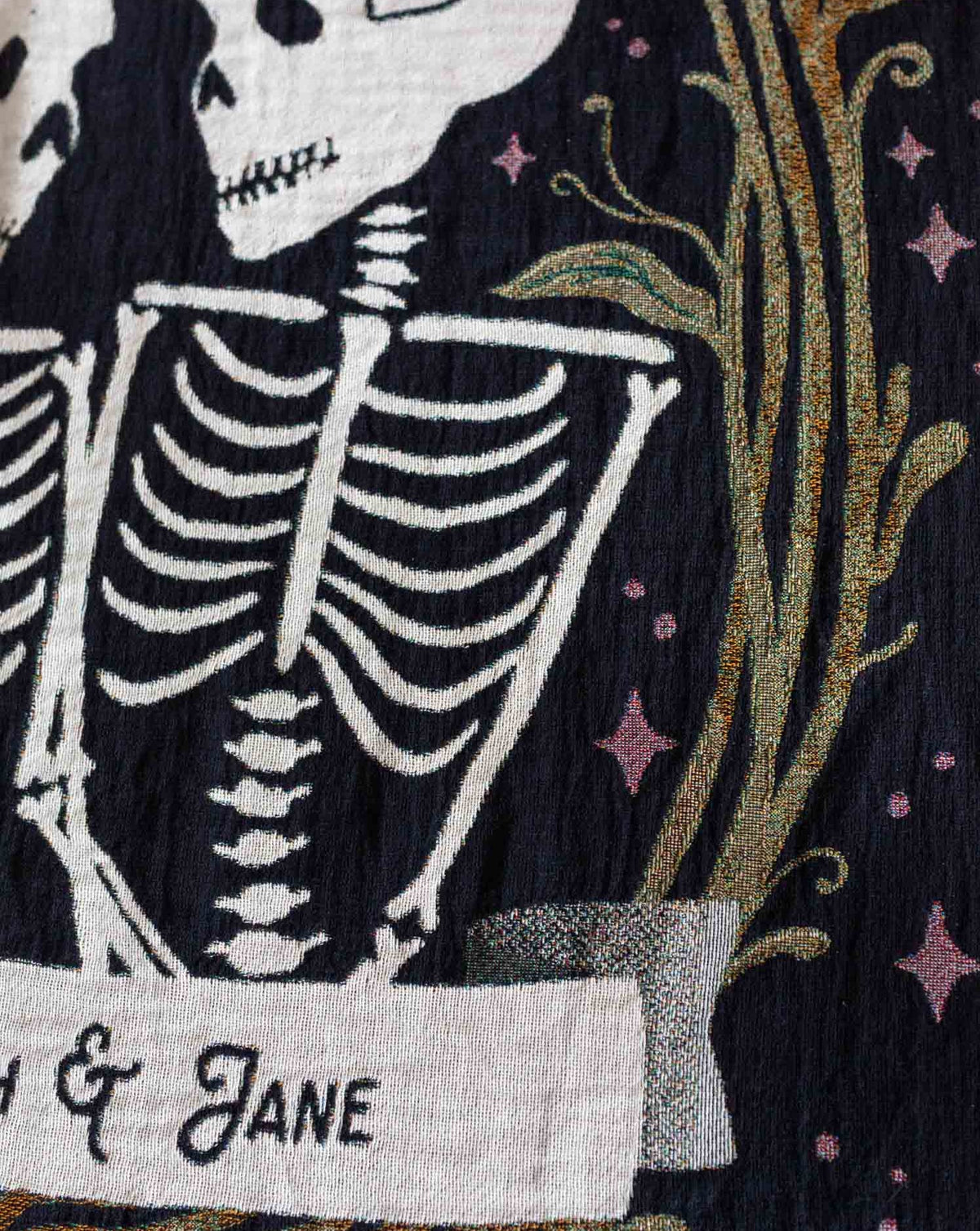 Skeletons &#39;Til Death&#39; Blanket