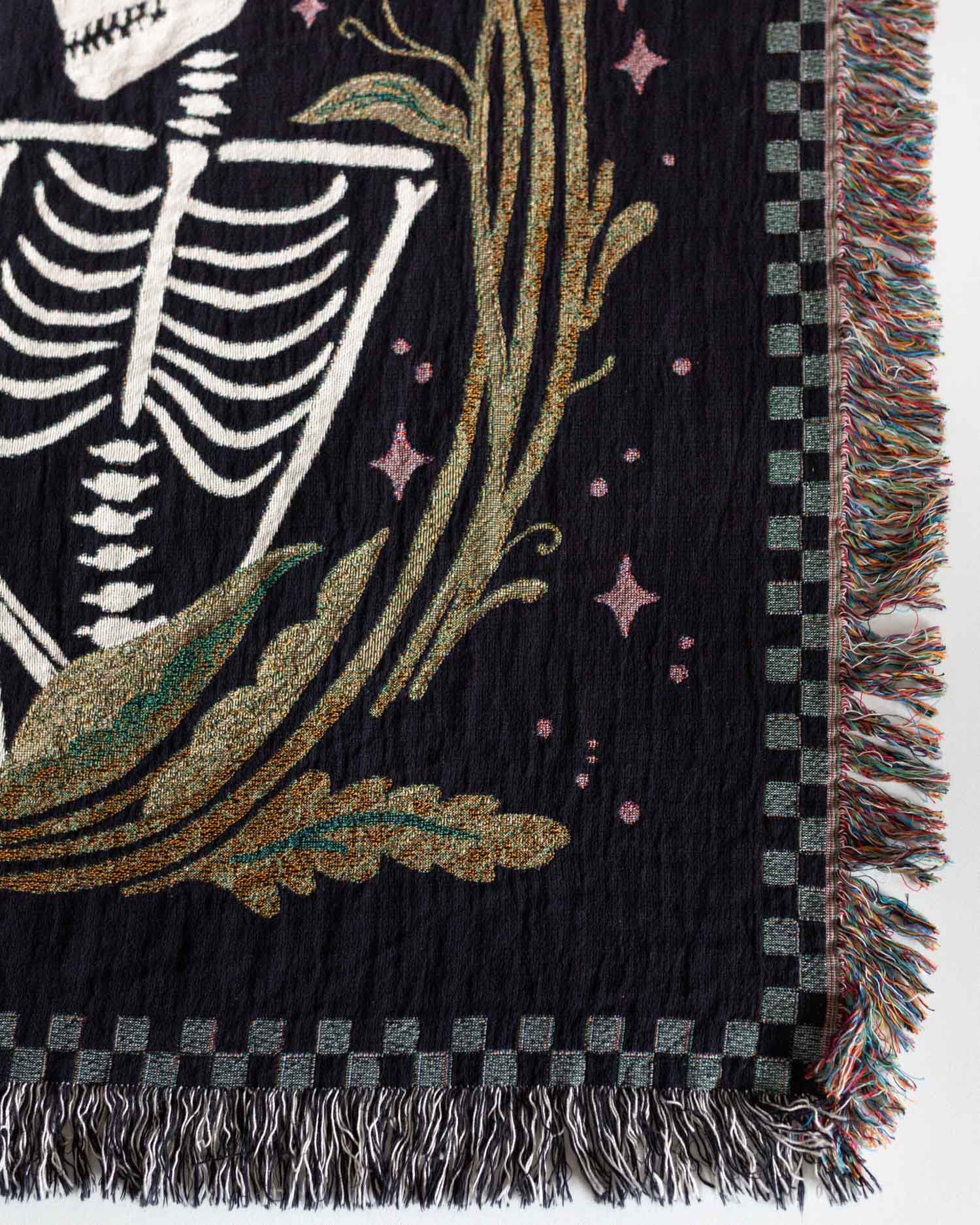 Skeleton Woven Blanket