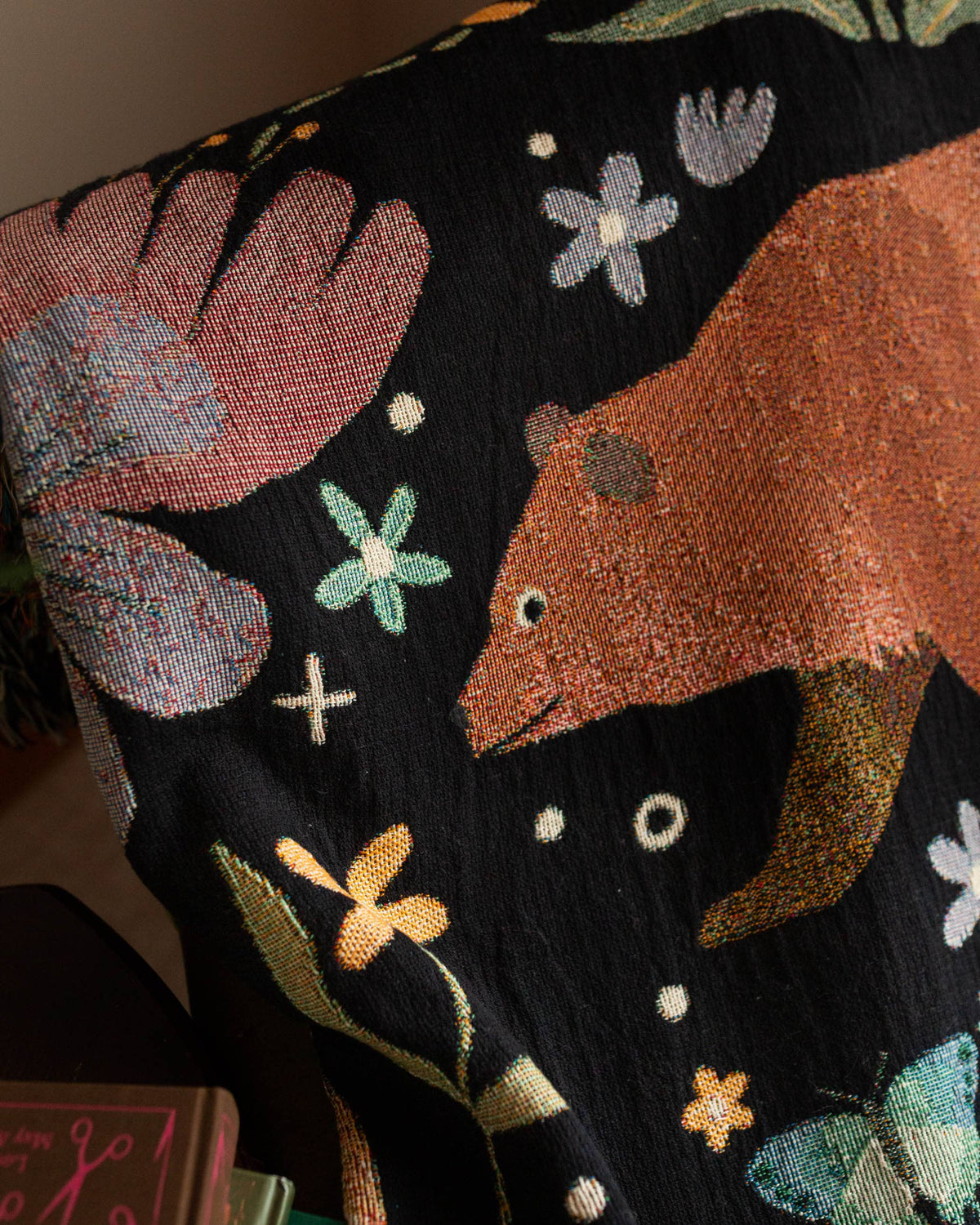 Woodland Animal Throw Blanket