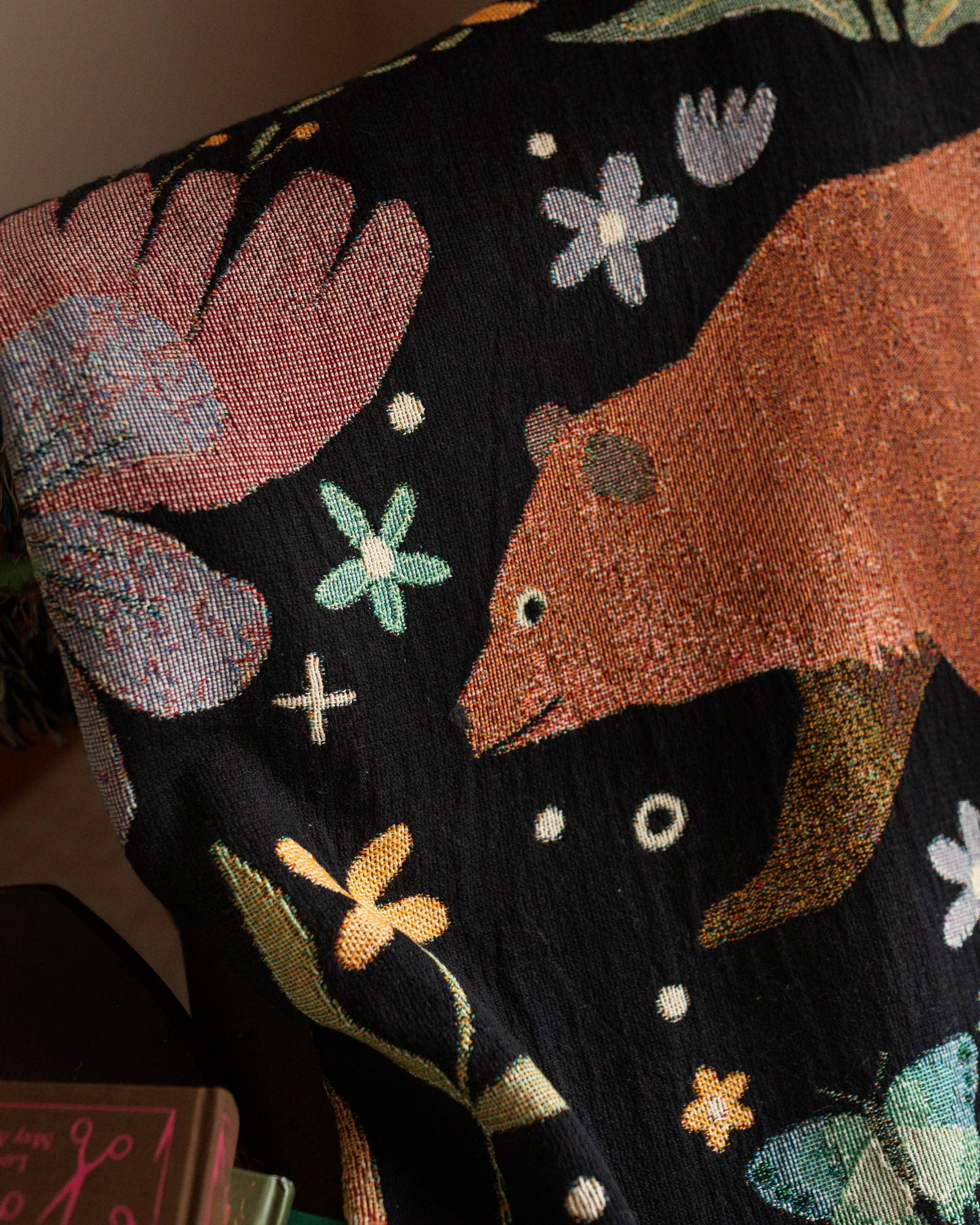 Woodland Animal Throw Blanket