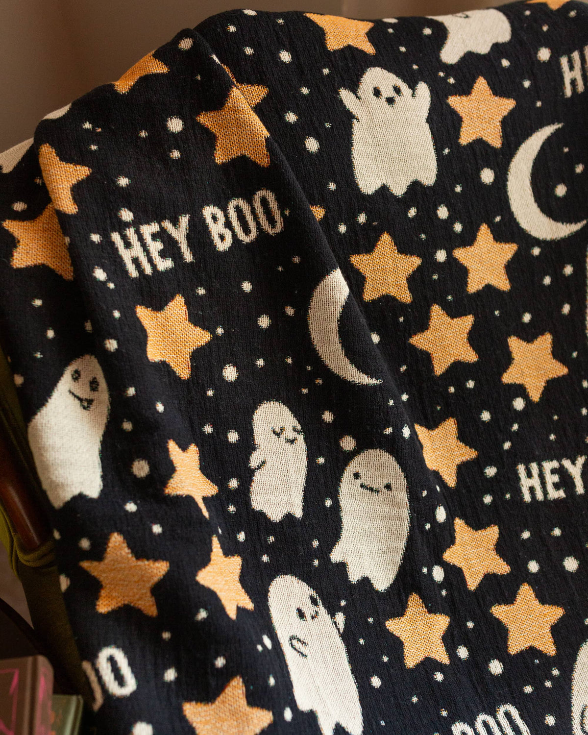 Hey Boo Ghost Blanket