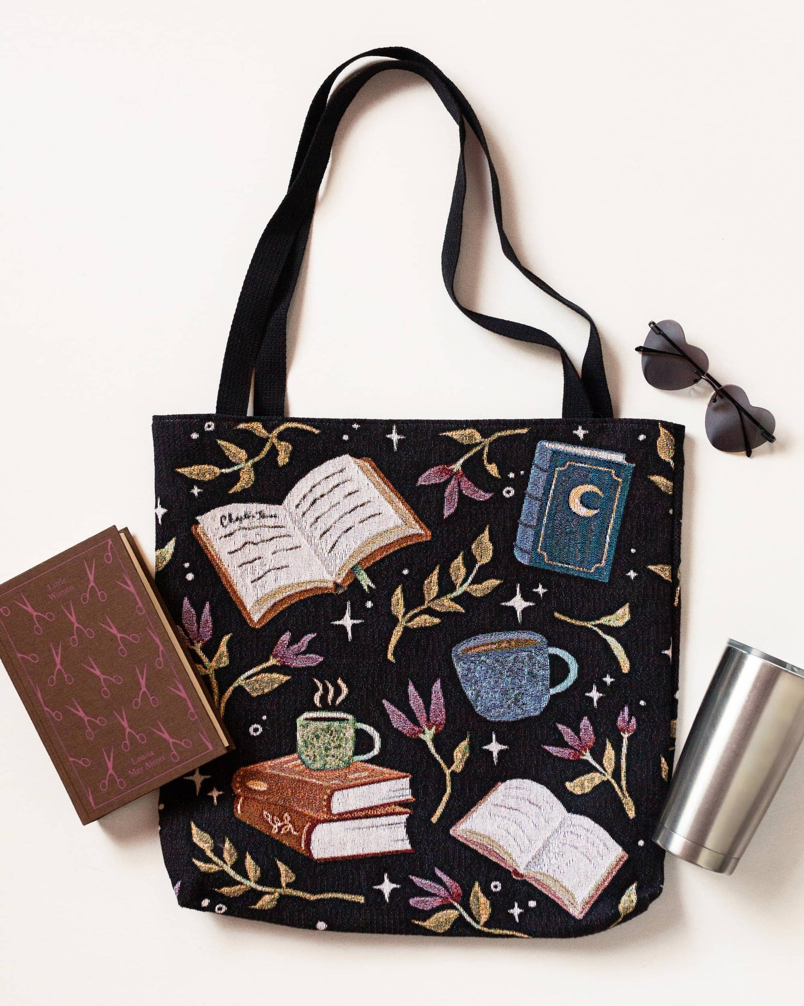 Books & Blooms Tote