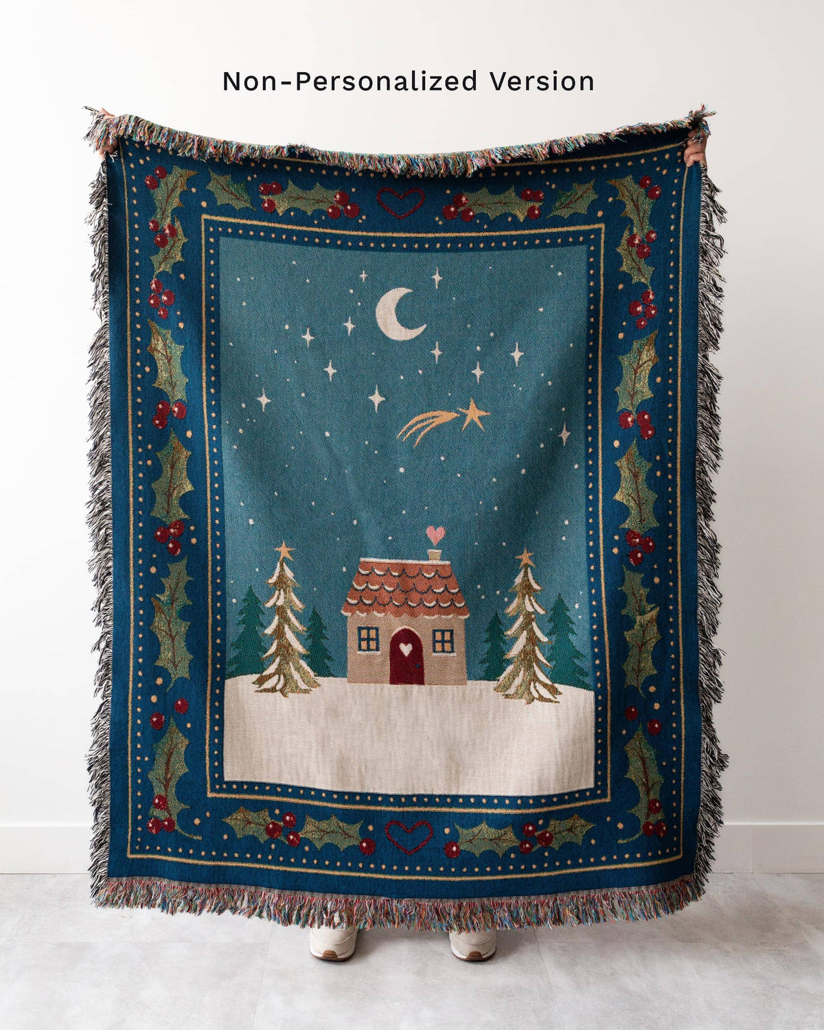 Christmas at Home Blanket