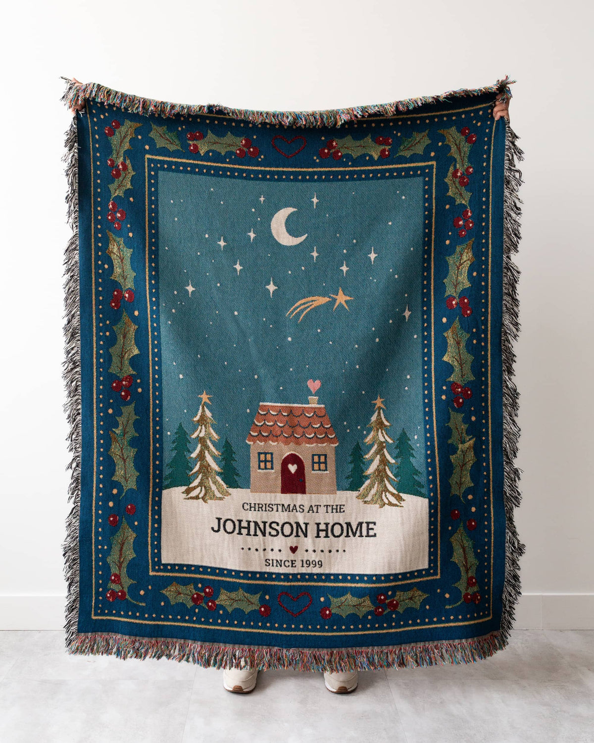 Christmas at Home Blanket