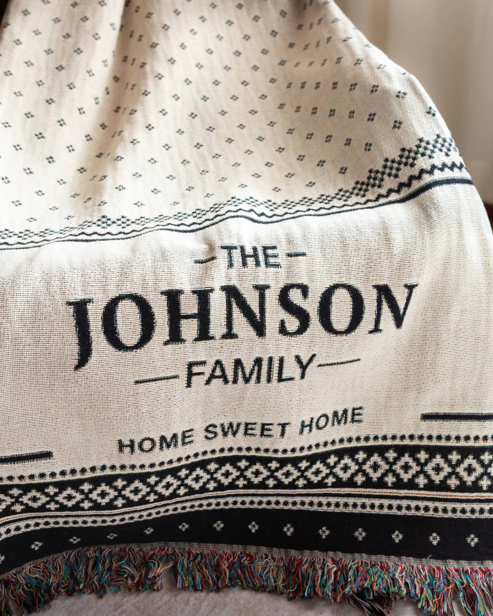 Family Name Heritage Blanket