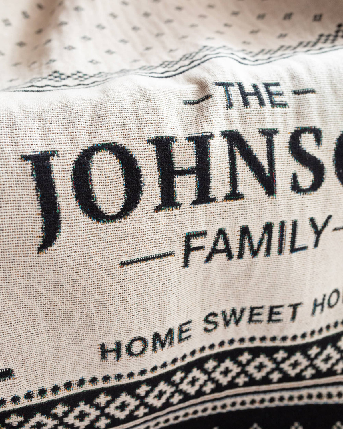 Family Name Heritage Blanket