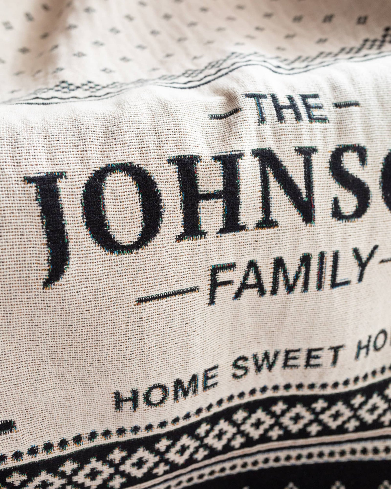 Family Name Heritage Blanket