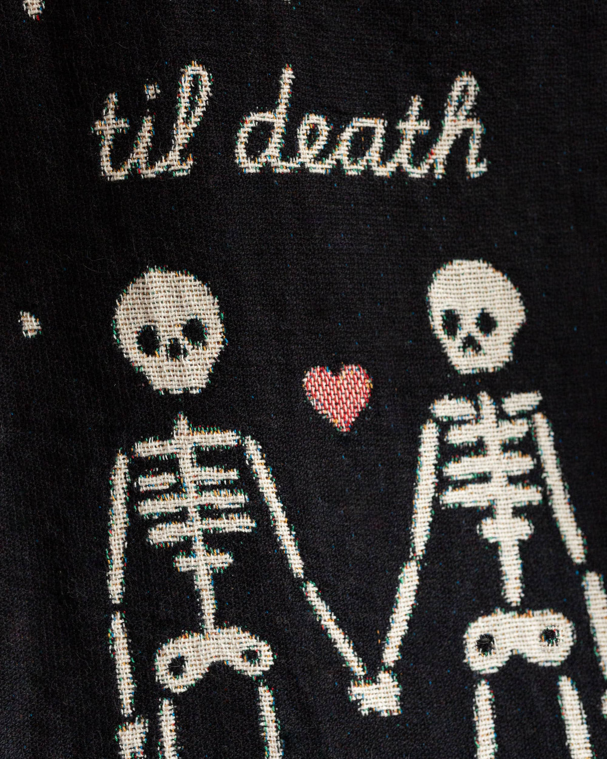 Skeleton Sweethearts Blanket