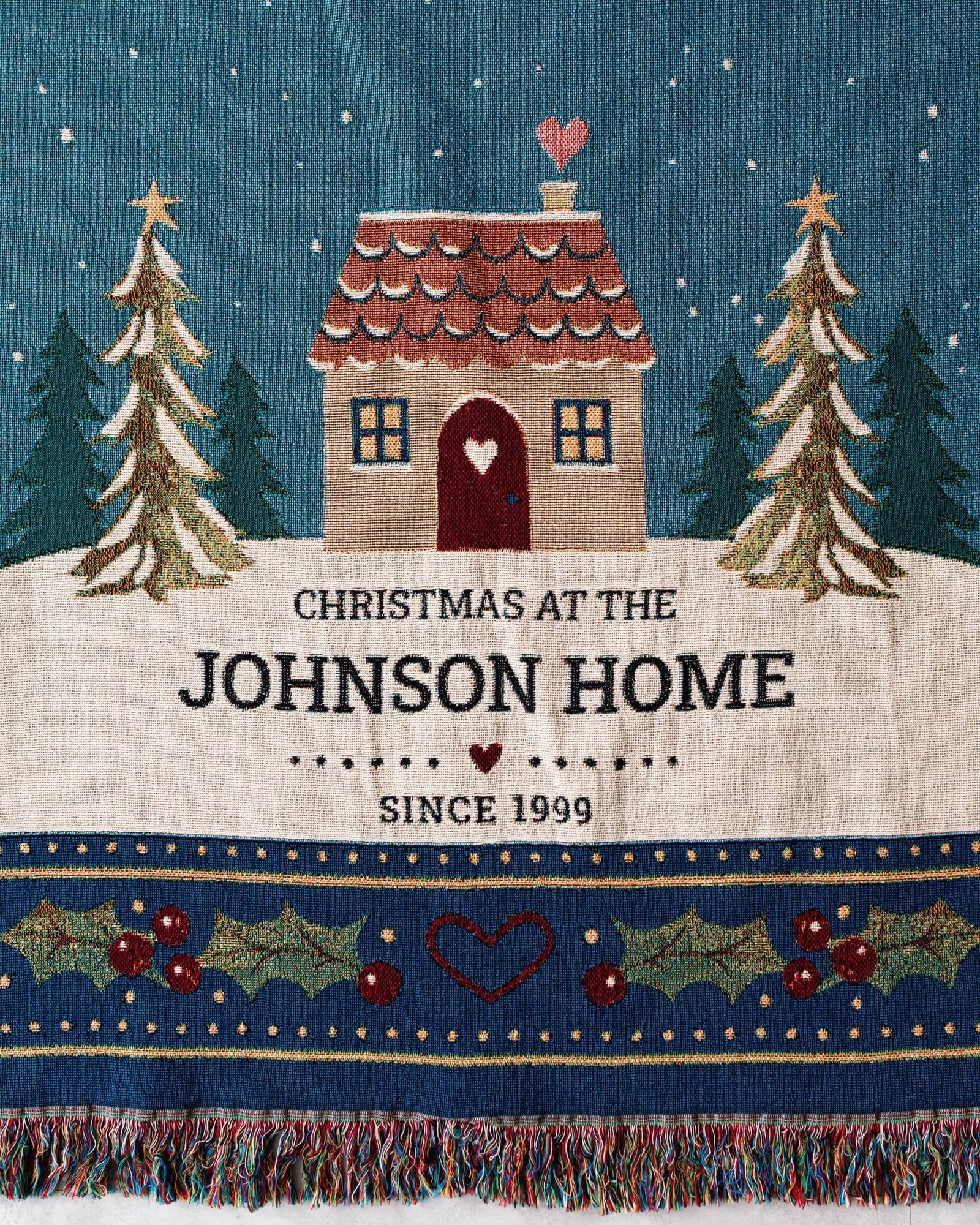 Christmas at Home Blanket