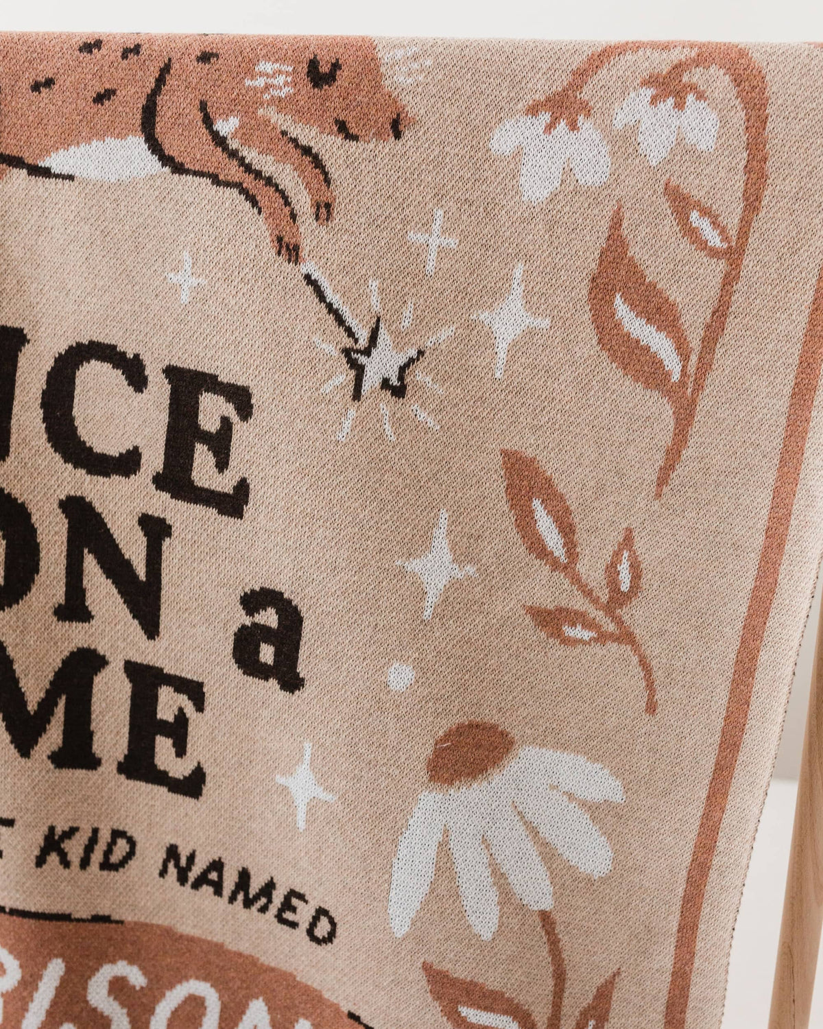 Storybook Woodland Knit Blanket