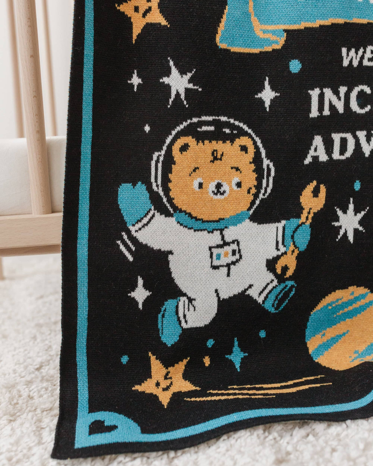Storybook Space Knit Blanket