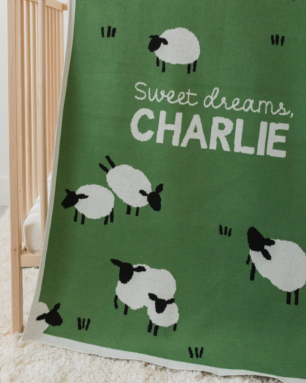 Sweet Dreams Knit Baby Blanket