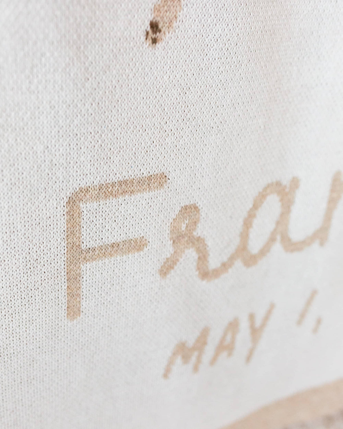 Heirloom Animals Knit Baby Blanket