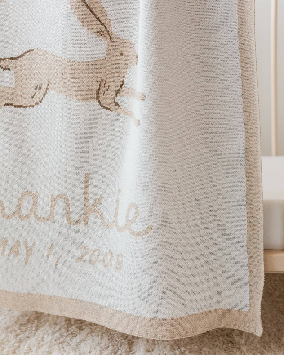 Heirloom Animals Knit Baby Blanket