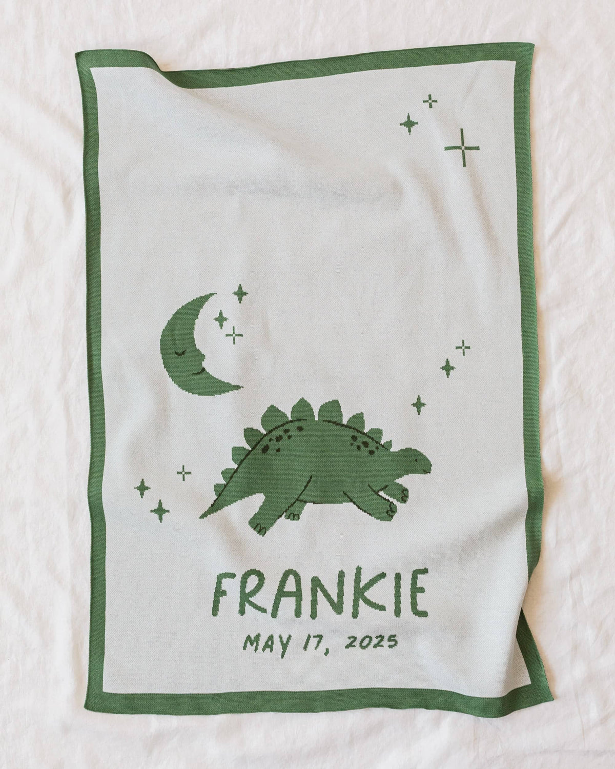 Dinosaur Knit Baby Blanket