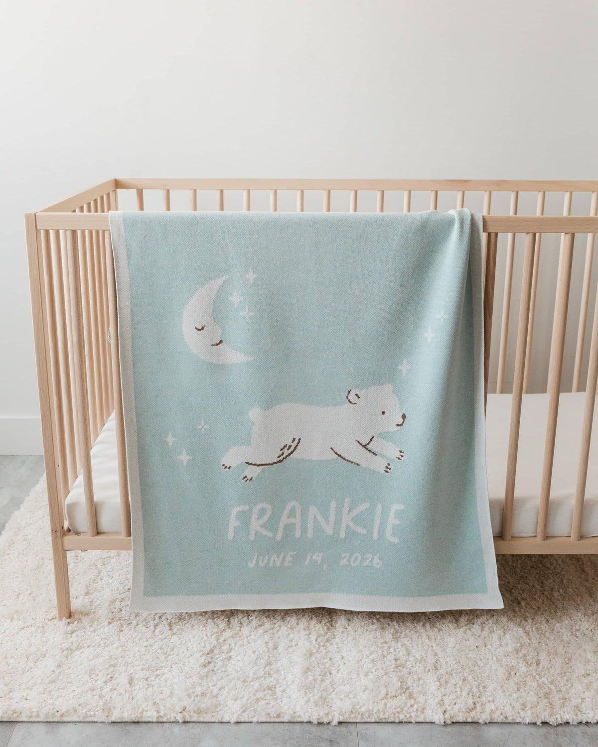 Heirloom Animals Knit Baby Blanket