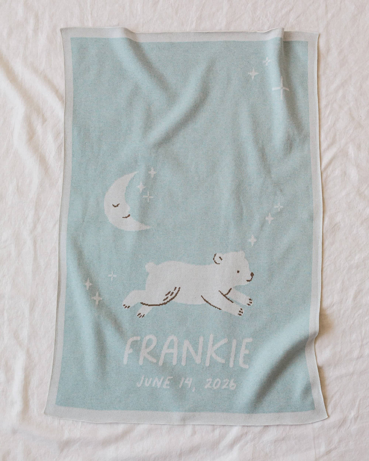 Heirloom Animals Knit Baby Blanket